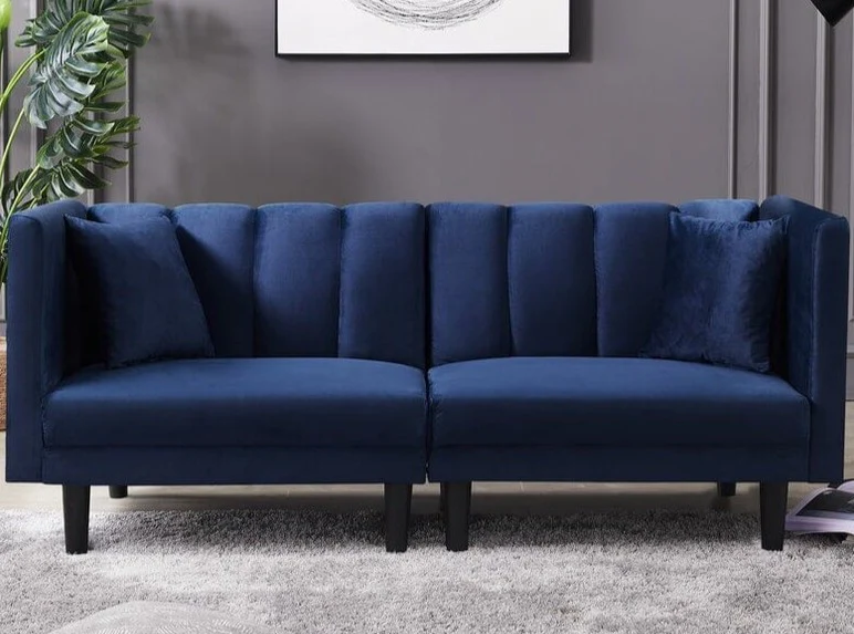 Navy Blue Microsuede - Image 6