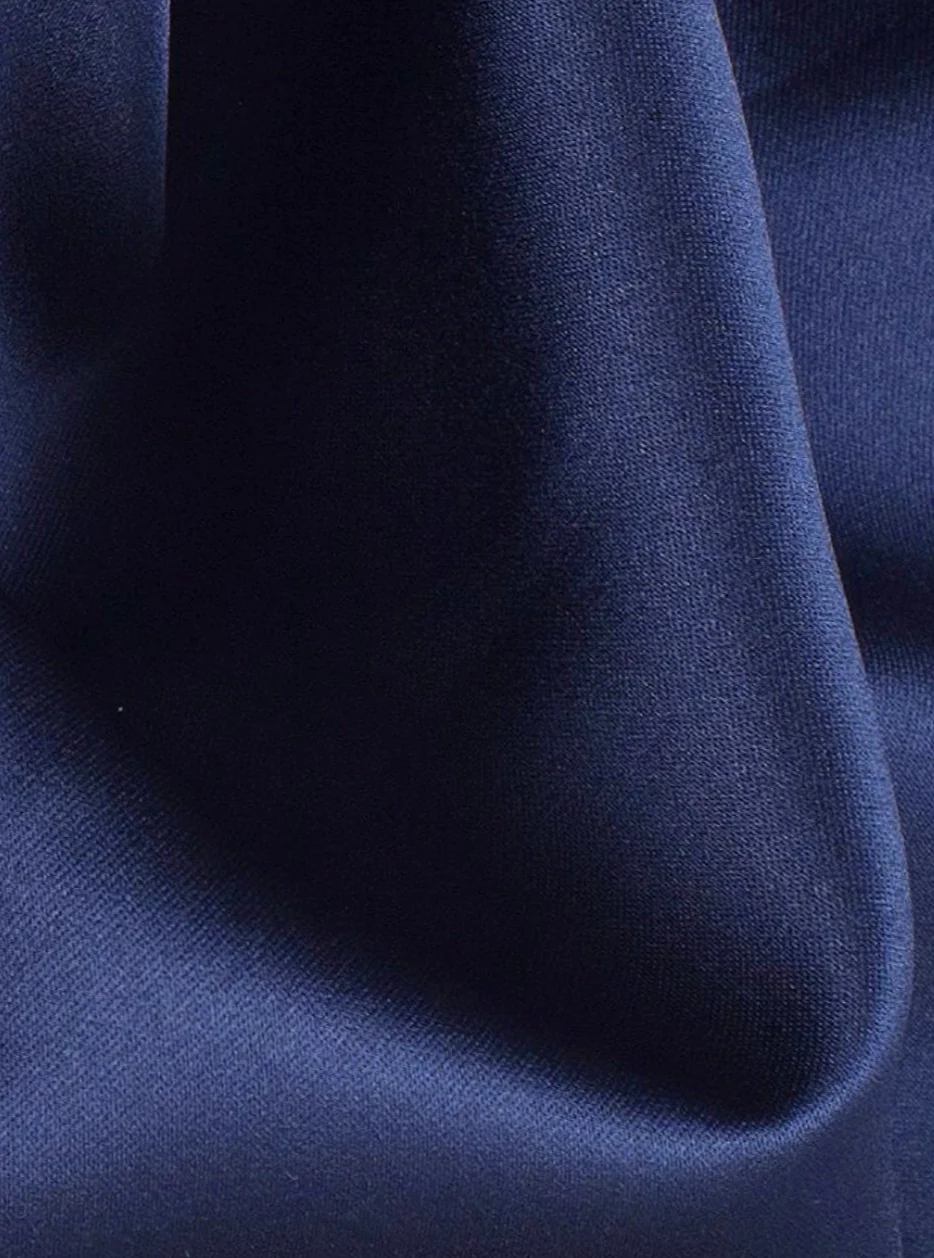 Navy Blue Satin - Image 3