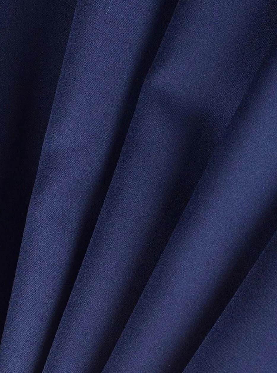 Navy Blue Satin - Image 5