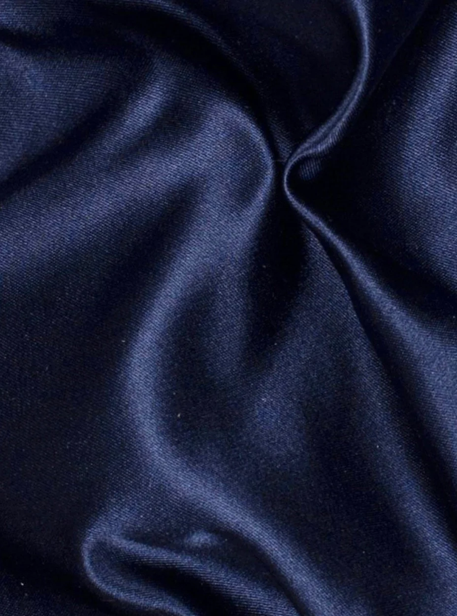 Navy Blue Satin - Image 6
