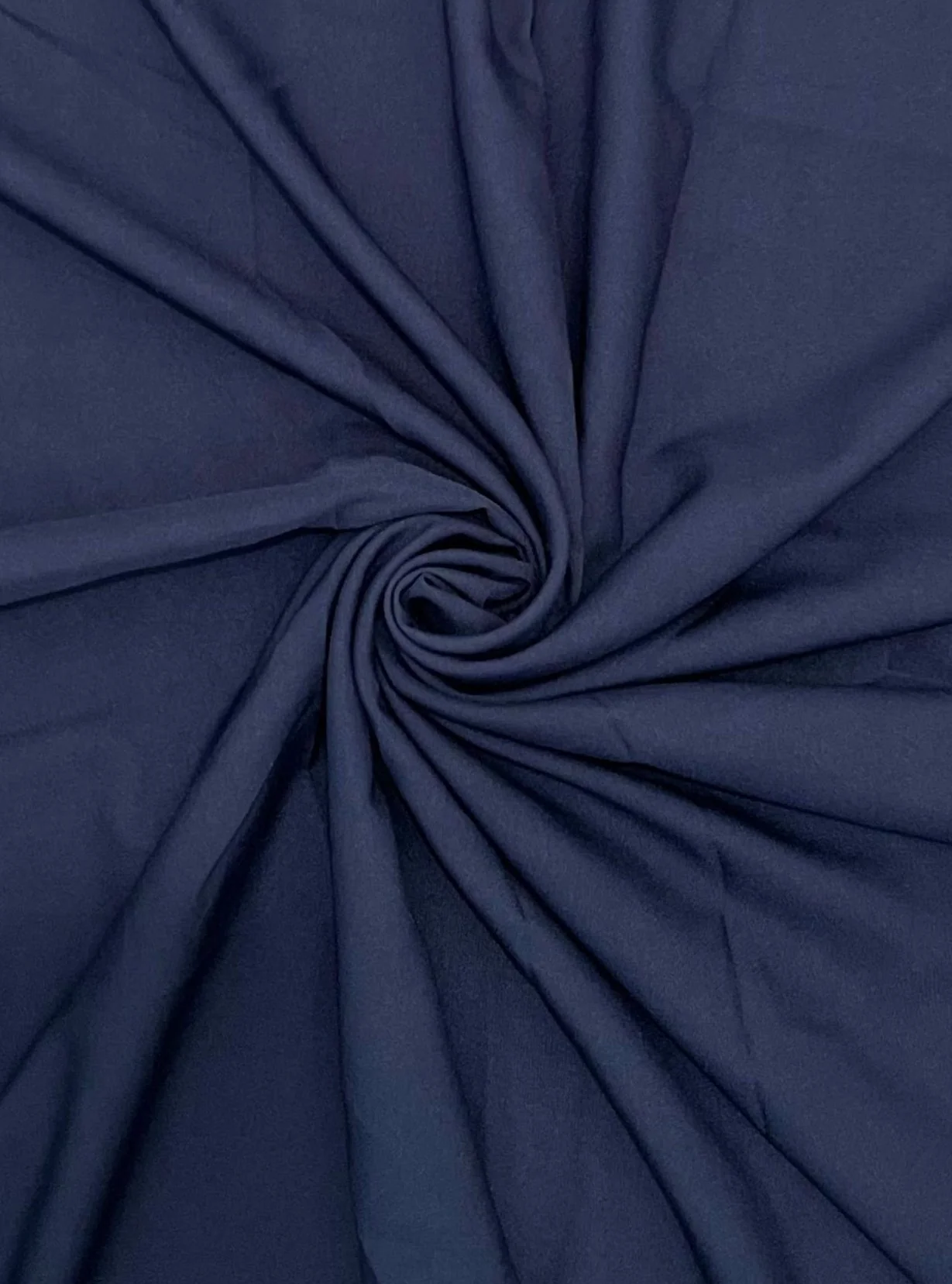 Navy Poly Poplin