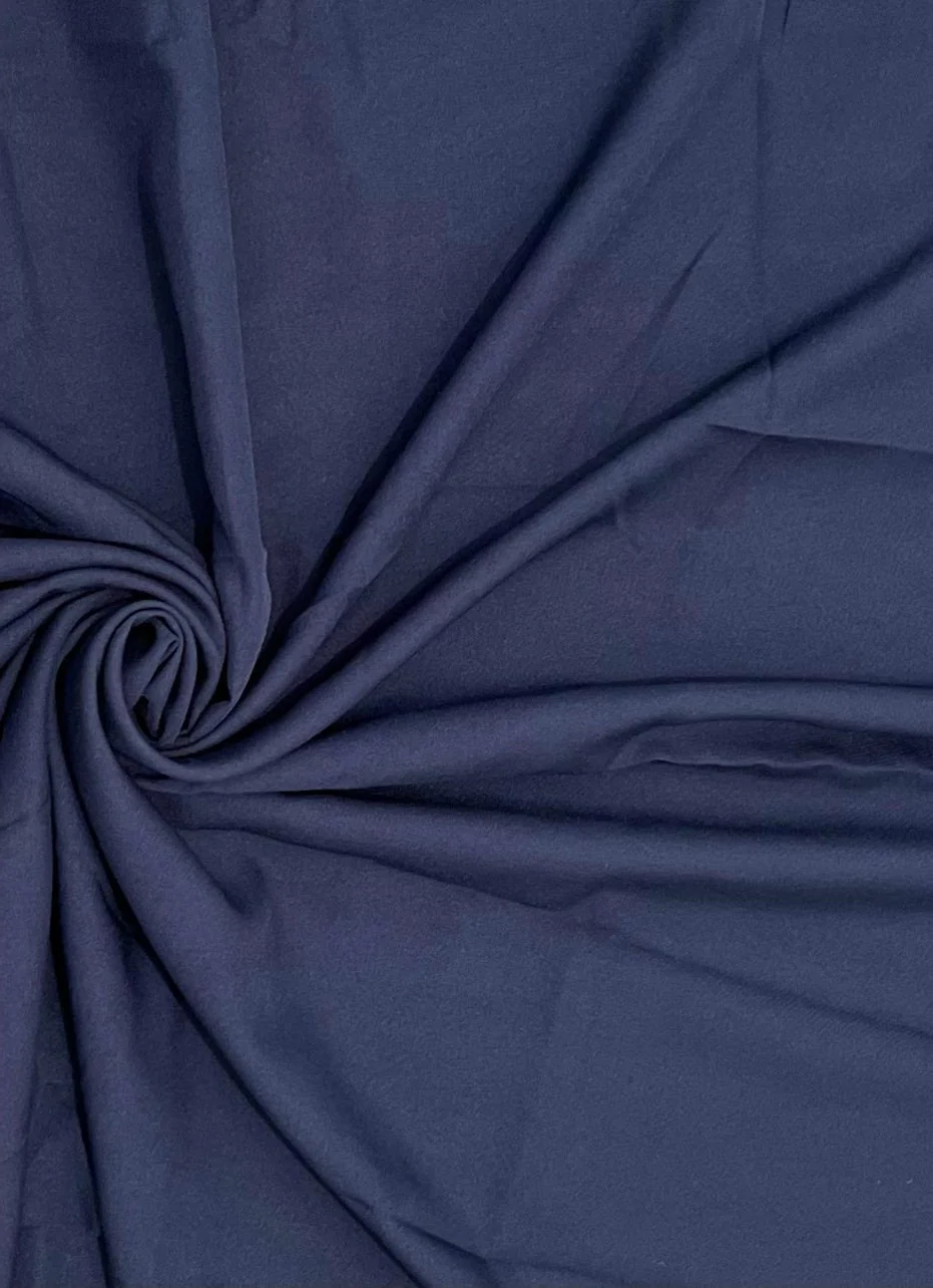 Navy Poly Poplin - Image 4