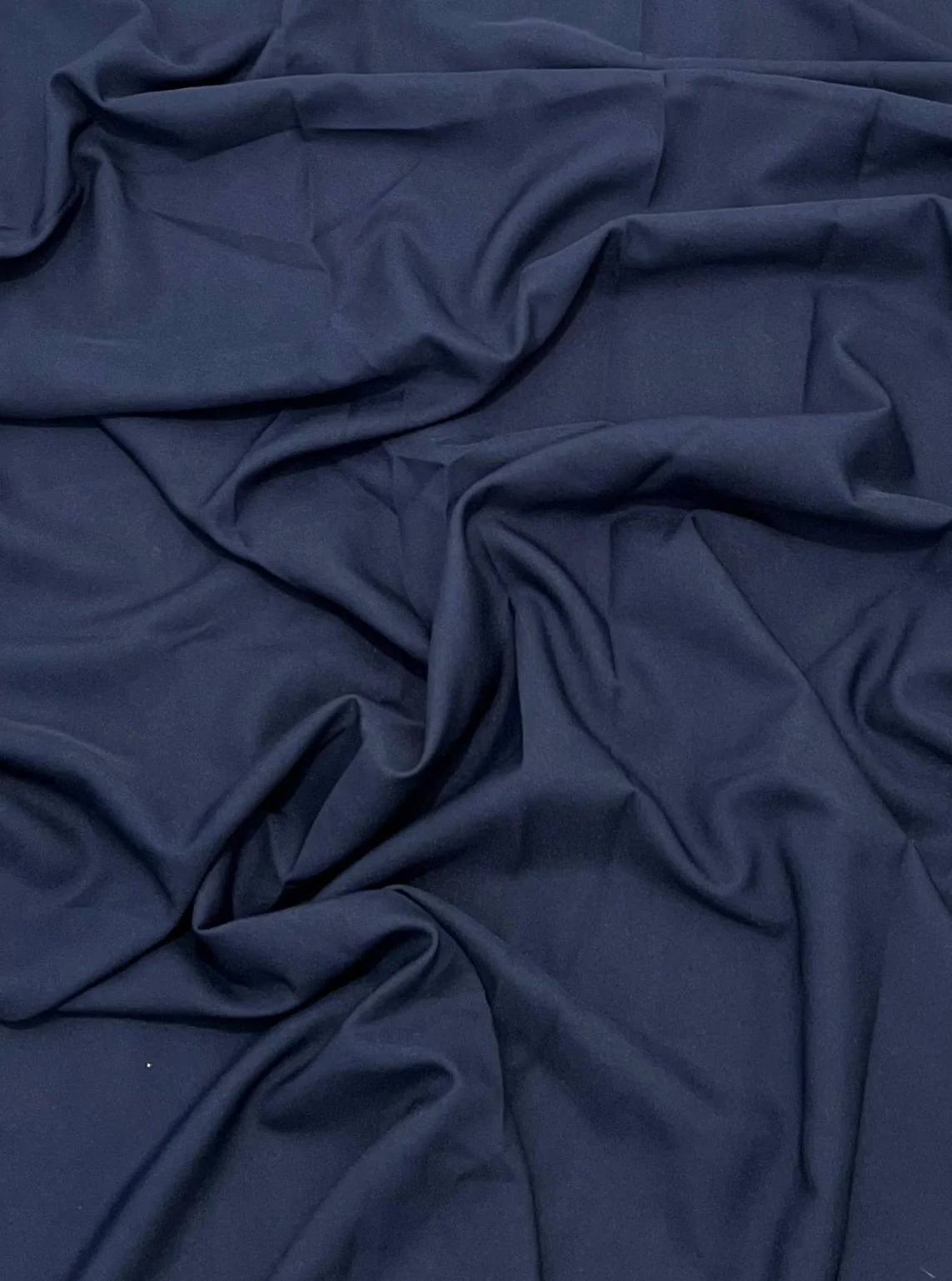 Navy Poly Poplin - Image 5