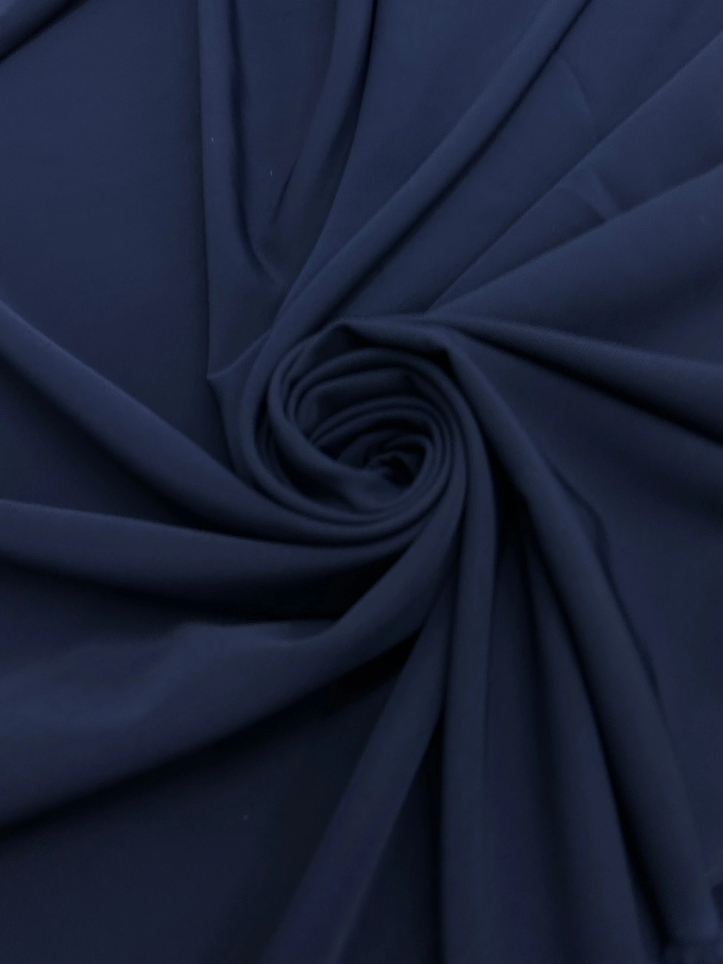 Navy Stretch Crepe - Image 2