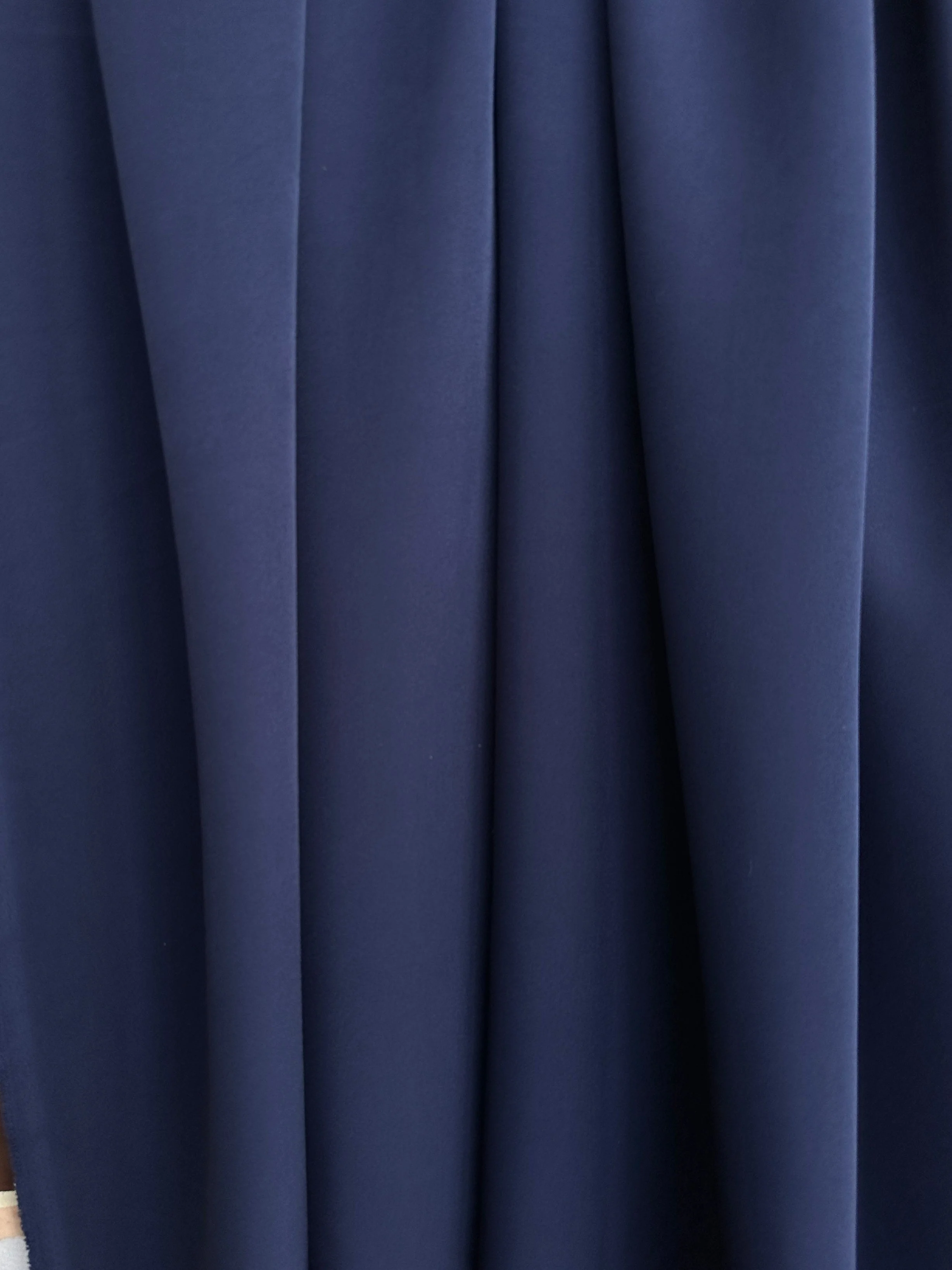 Navy Stretch Crepe - Image 4