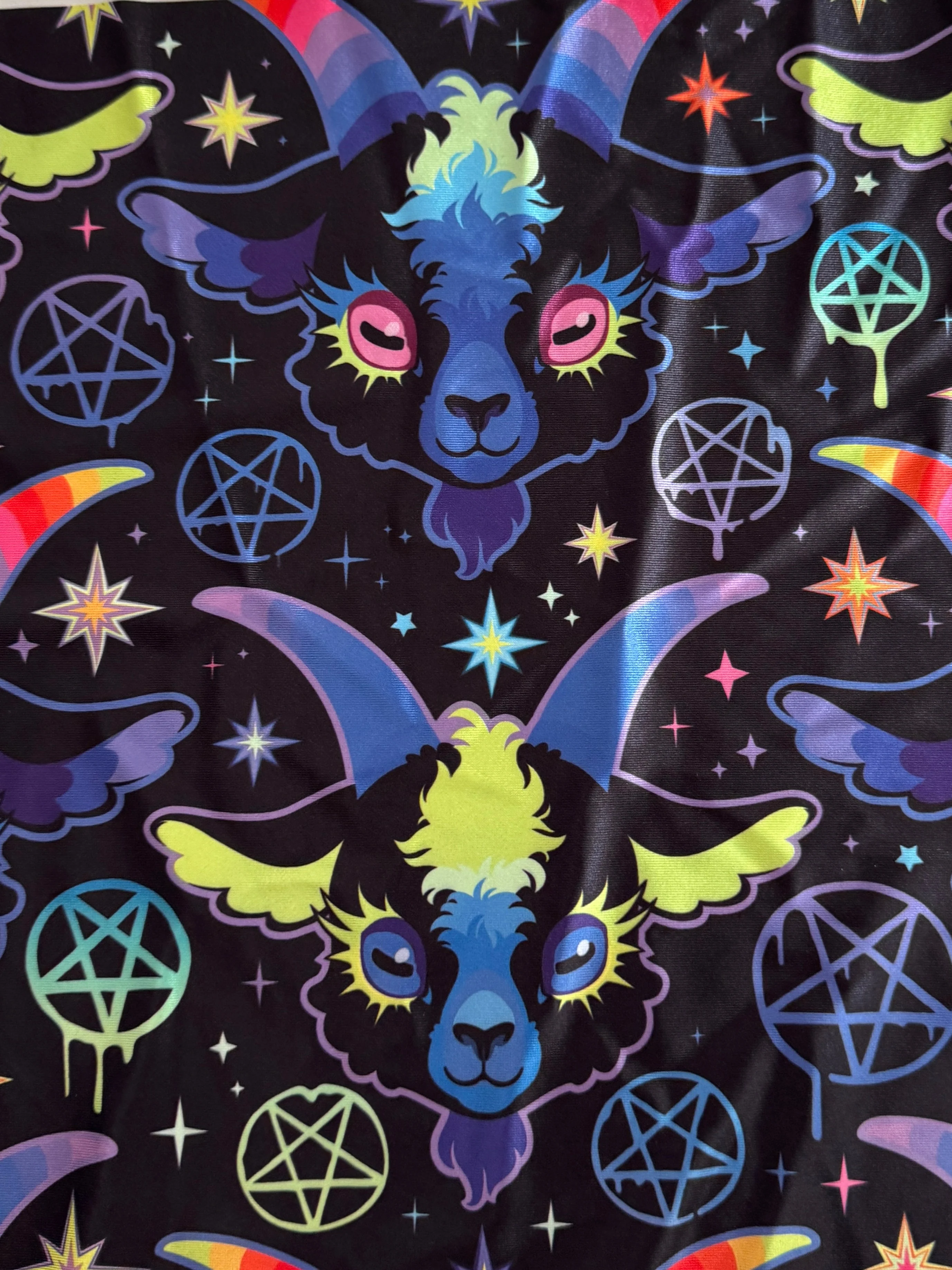 Neon Mystic Goat Nylon Spandex