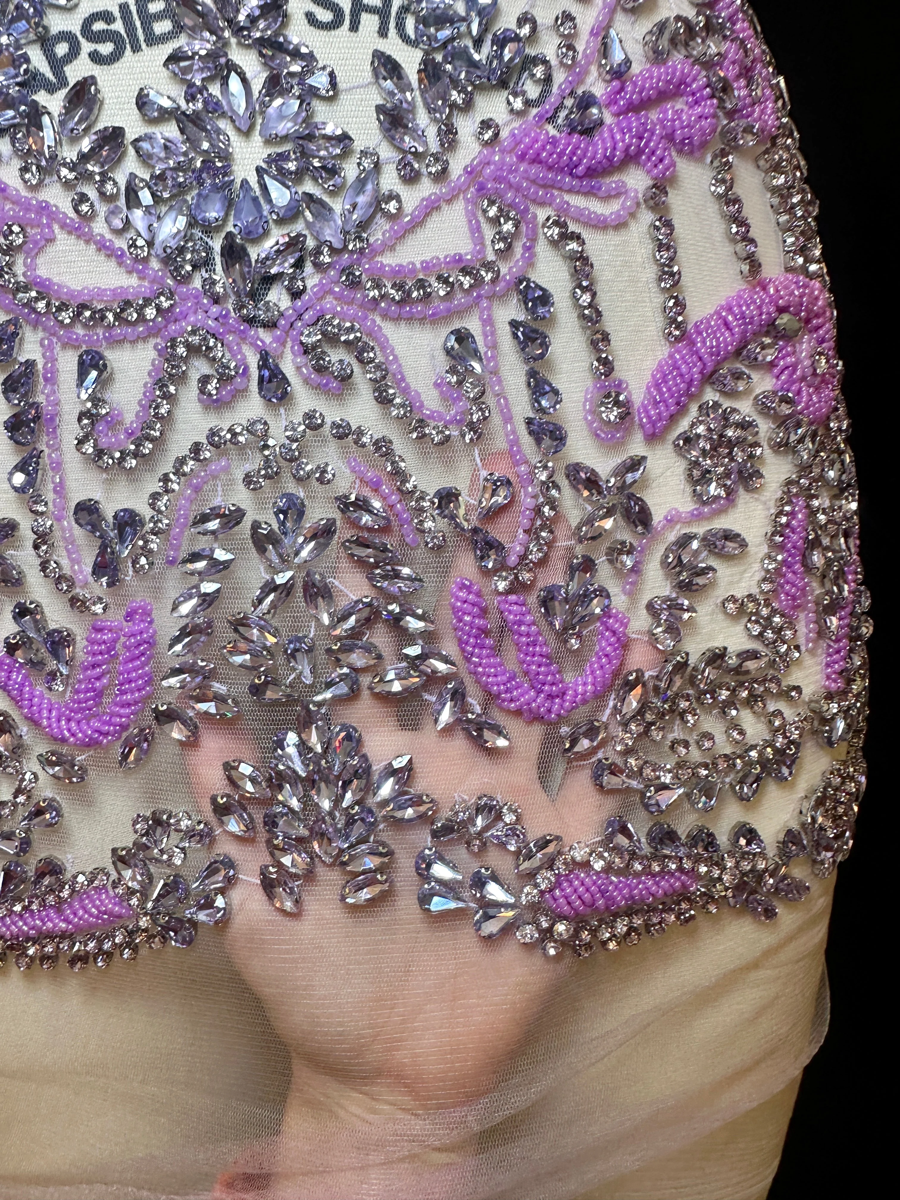 Nicole Rhinestones Bodice Applique - Image 3