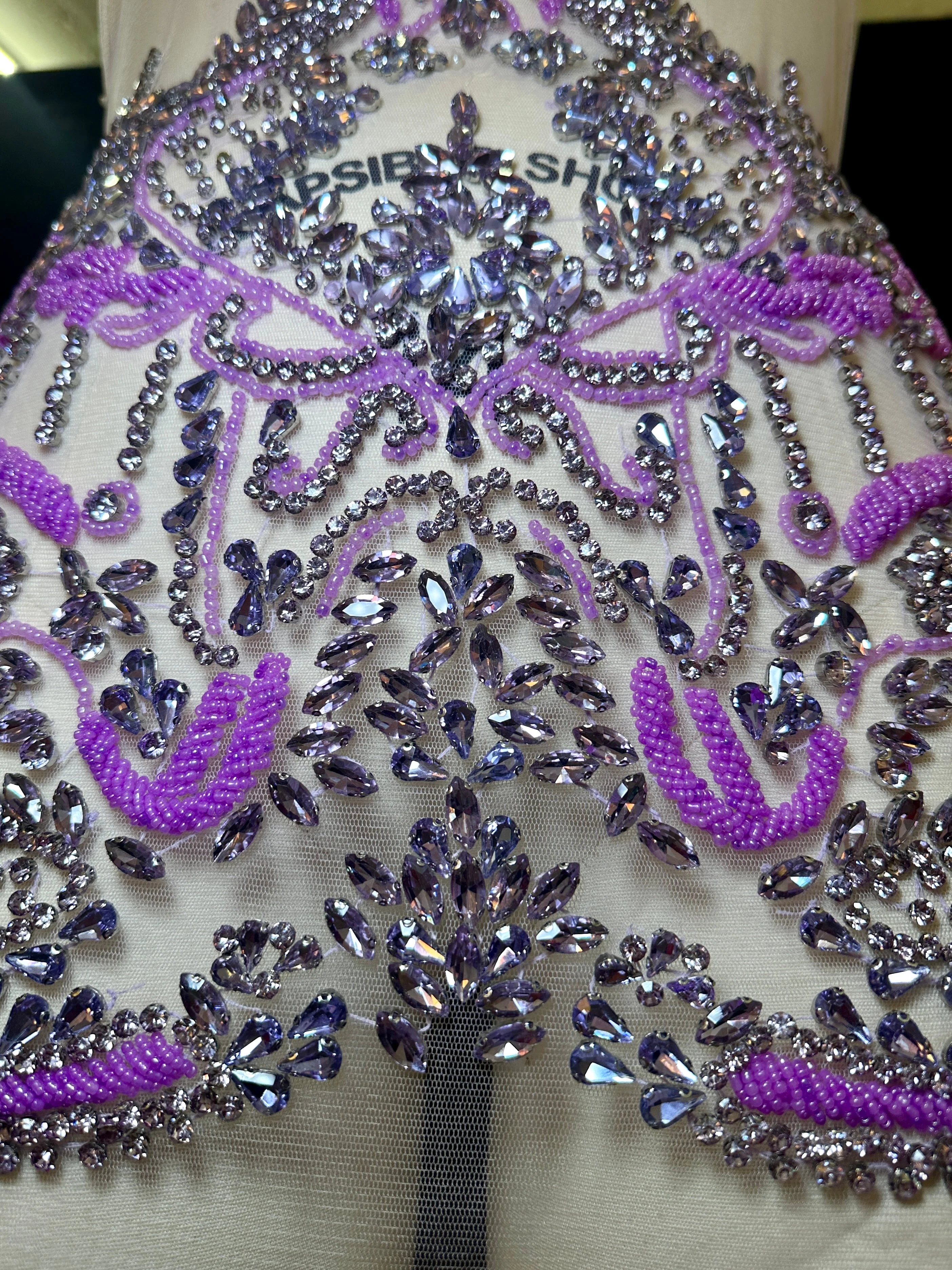 Nicole Rhinestones Bodice Applique - Image 5