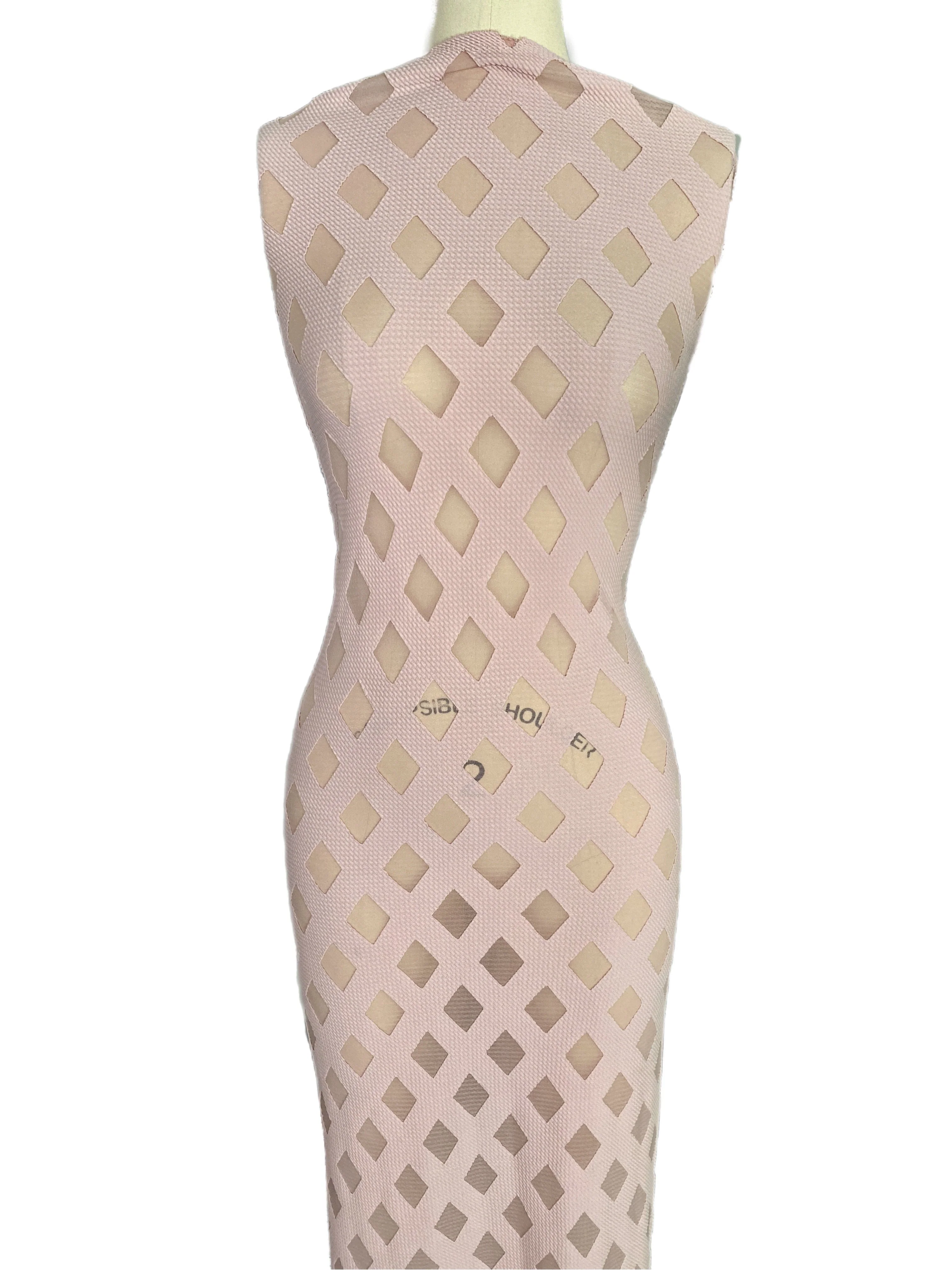 Nude Diamond Pattern Knit - Image 10