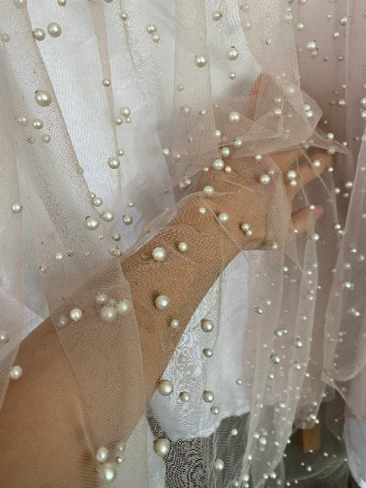 Nude Pearl Tulle - Image 5