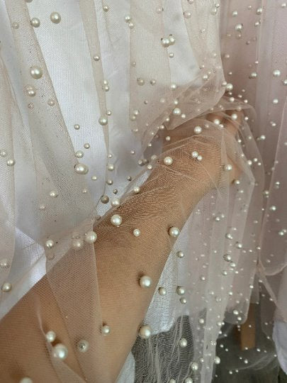 Nude Pearl Tulle - Image 7