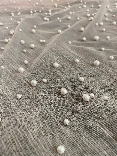 Nude Pearl Tulle - Image 8