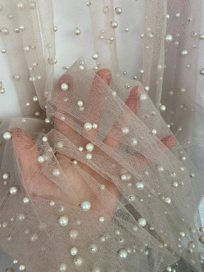 Nude Pearl Tulle - Image 9