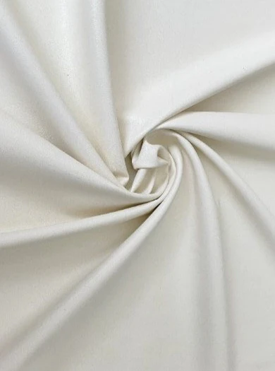 Off White Stretch Faux Leather - Image 8