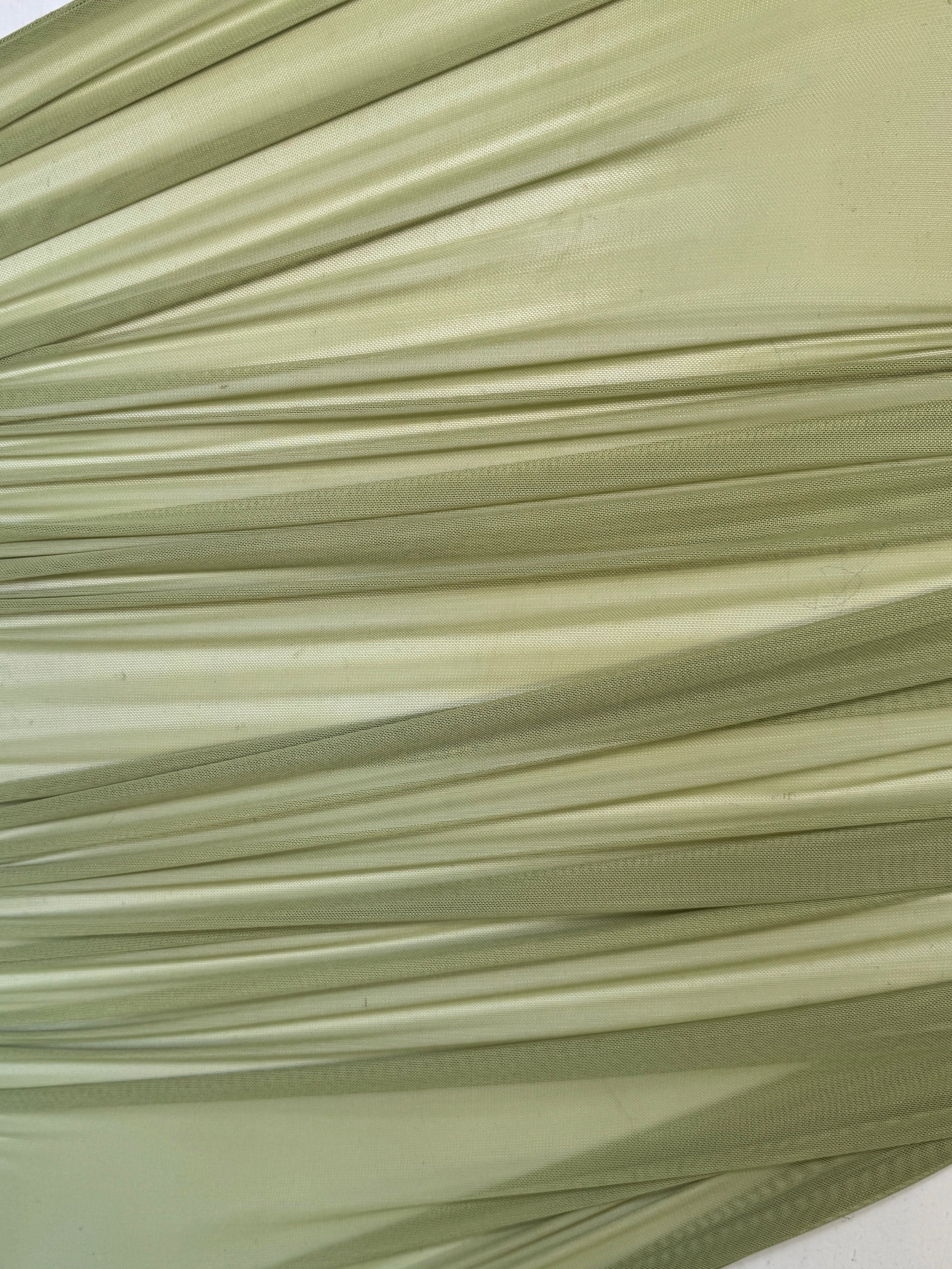 Olive Green 4 Way Stretch Power Mesh - Image 2