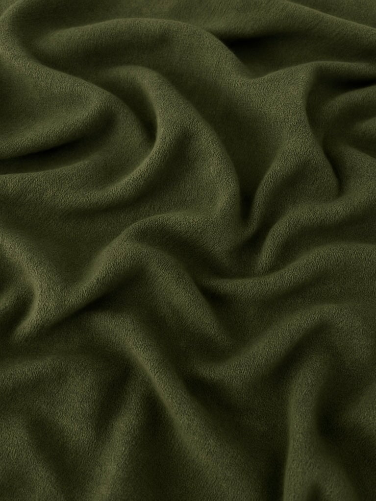Olive Green Ultra Soft Faux Cashmere