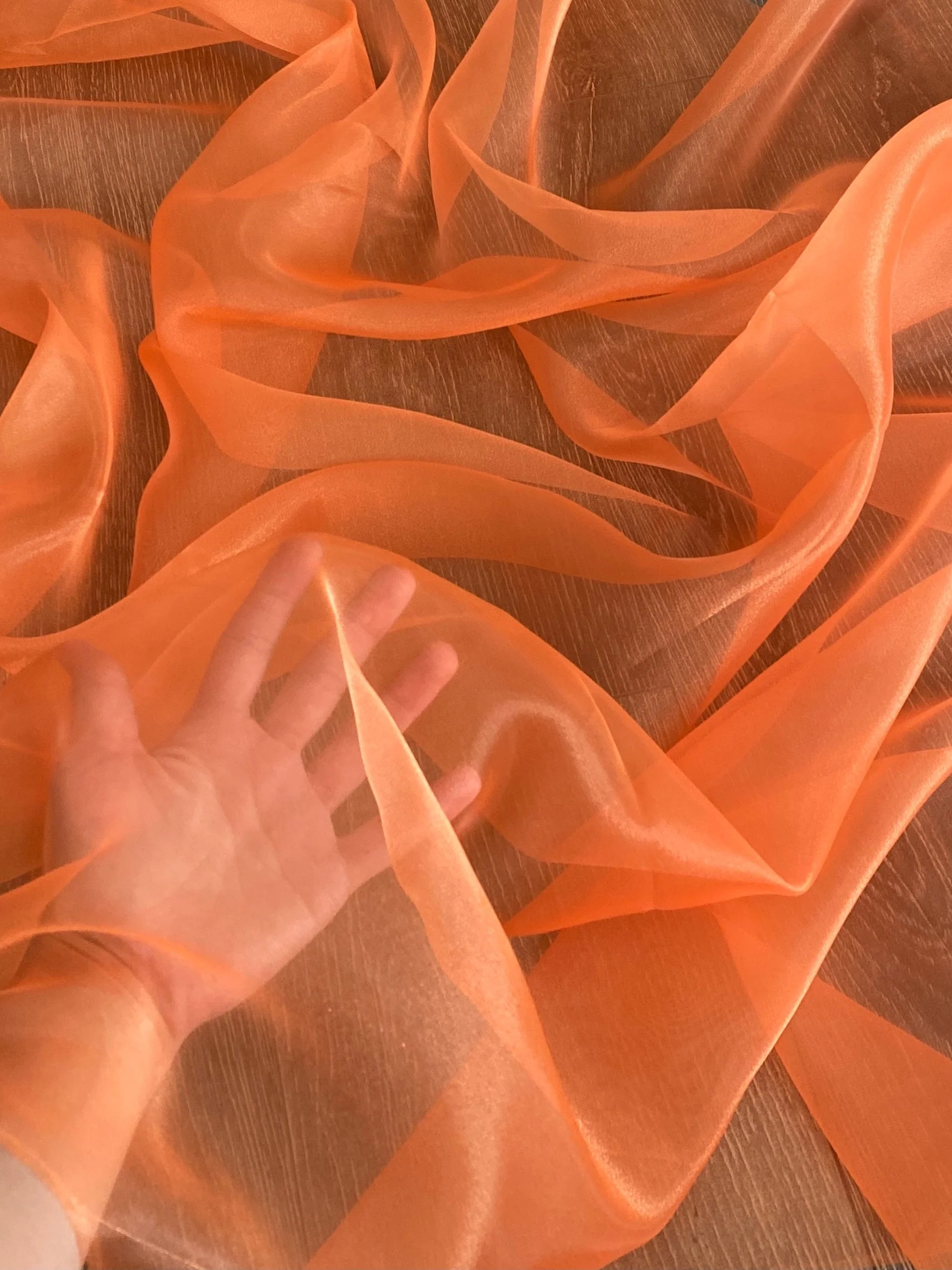 Orange Crystal Organza - Image 2