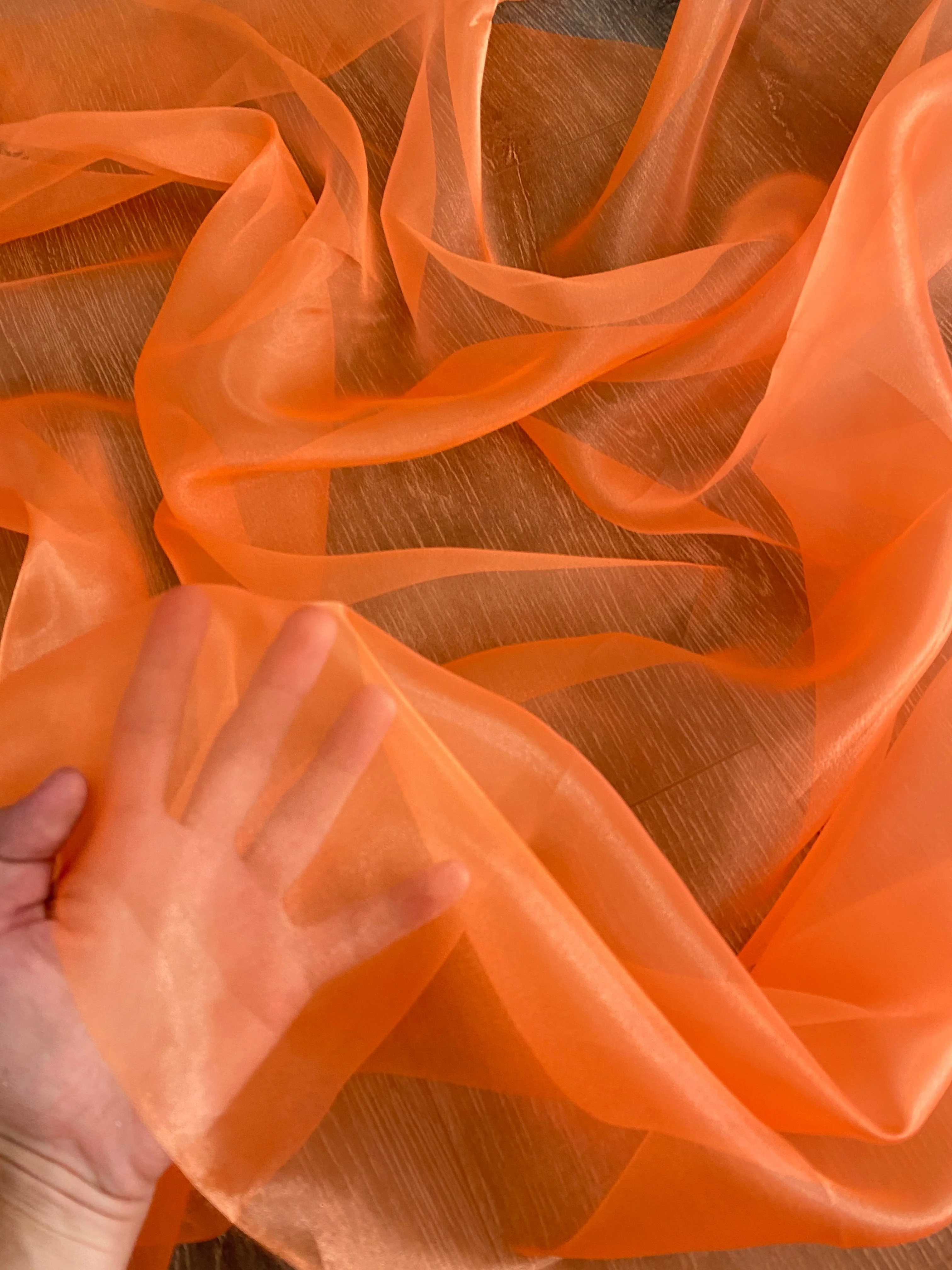 Orange Crystal Organza - Image 4