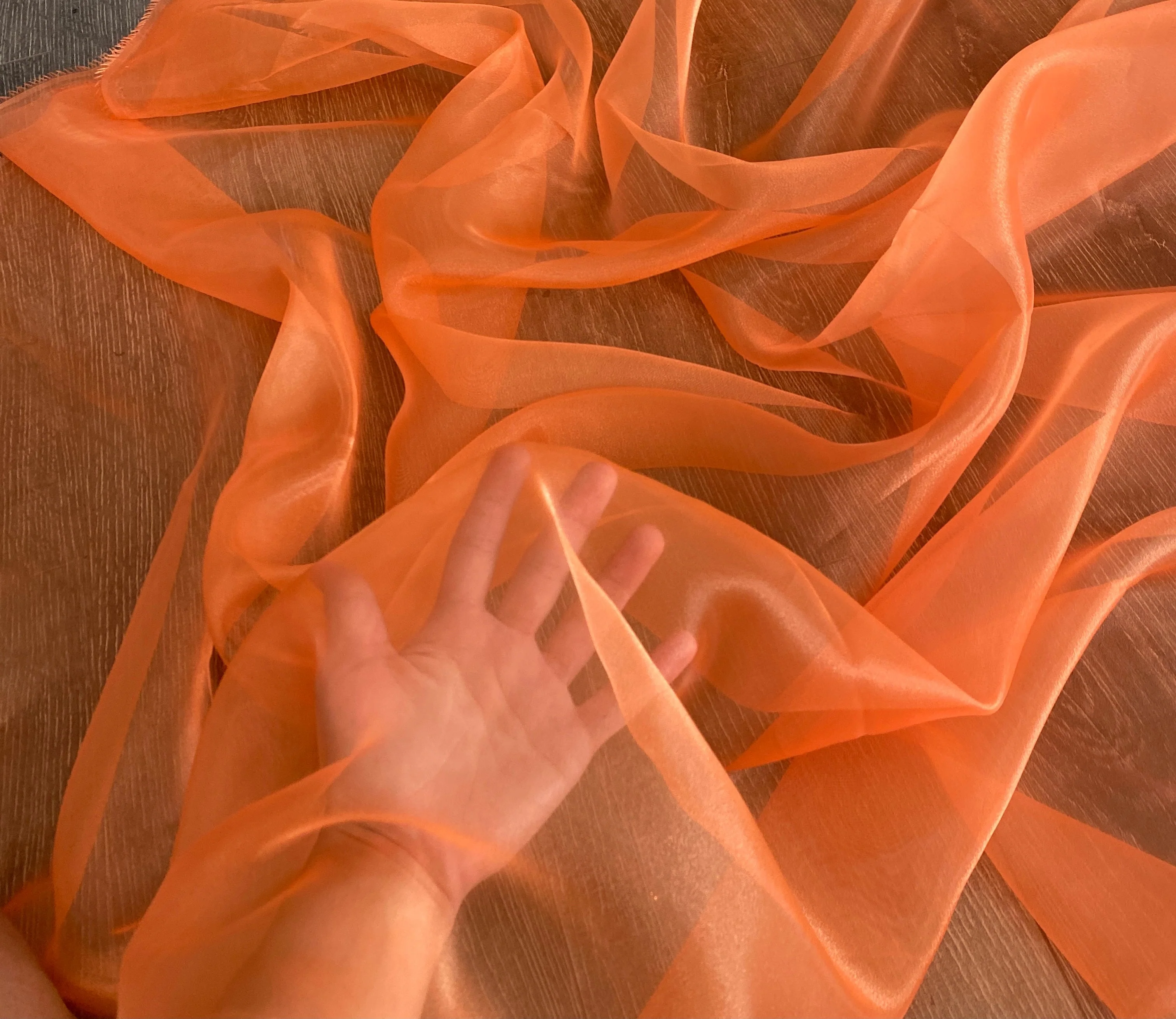 Orange Crystal Organza - Image 5