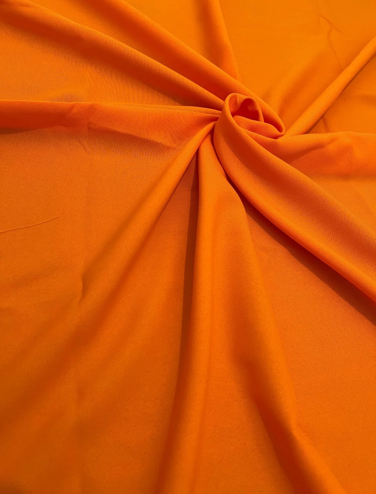 Orange Poly Poplin - Image 2
