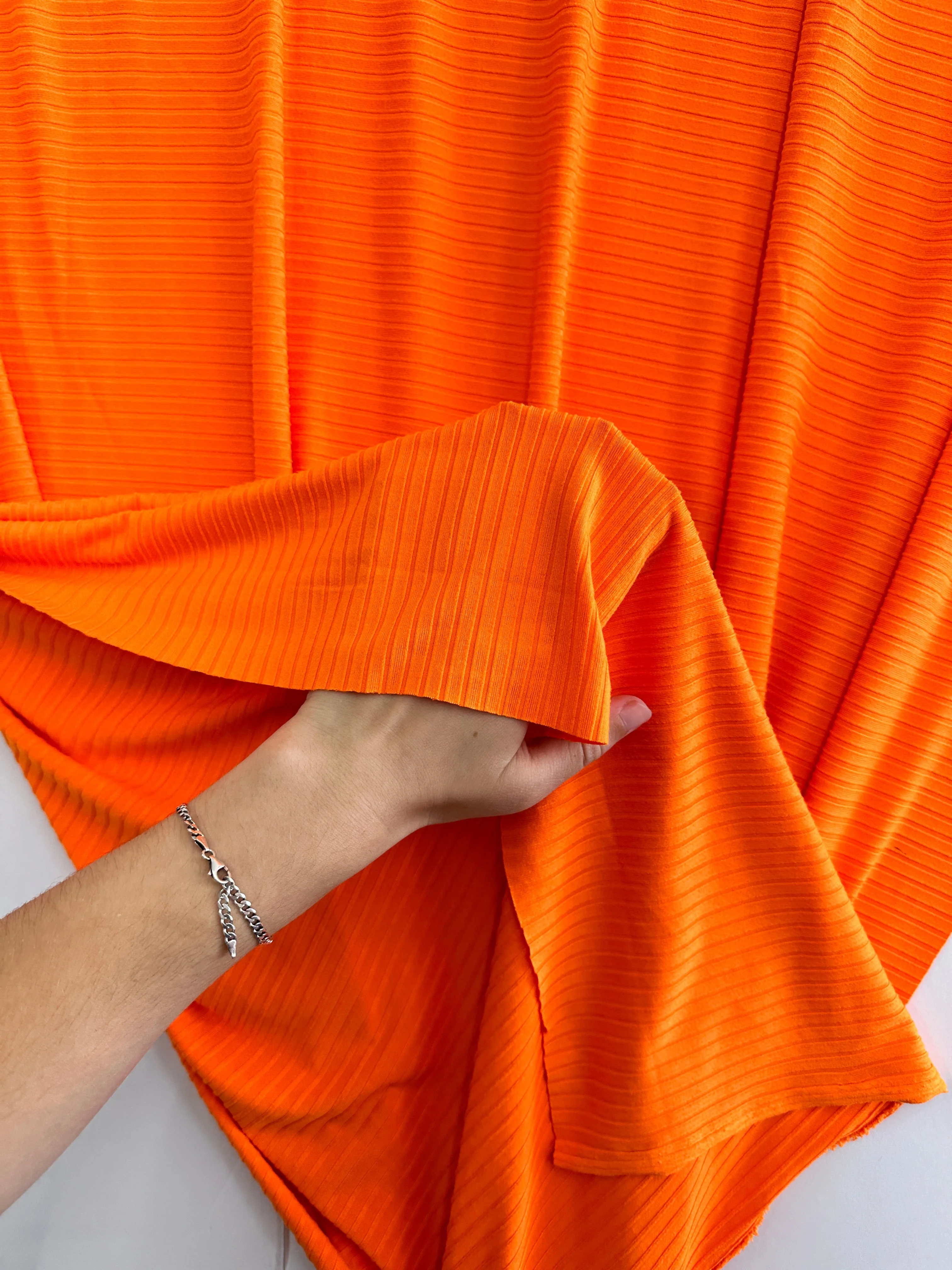 Orange Rib Knit - Image 3