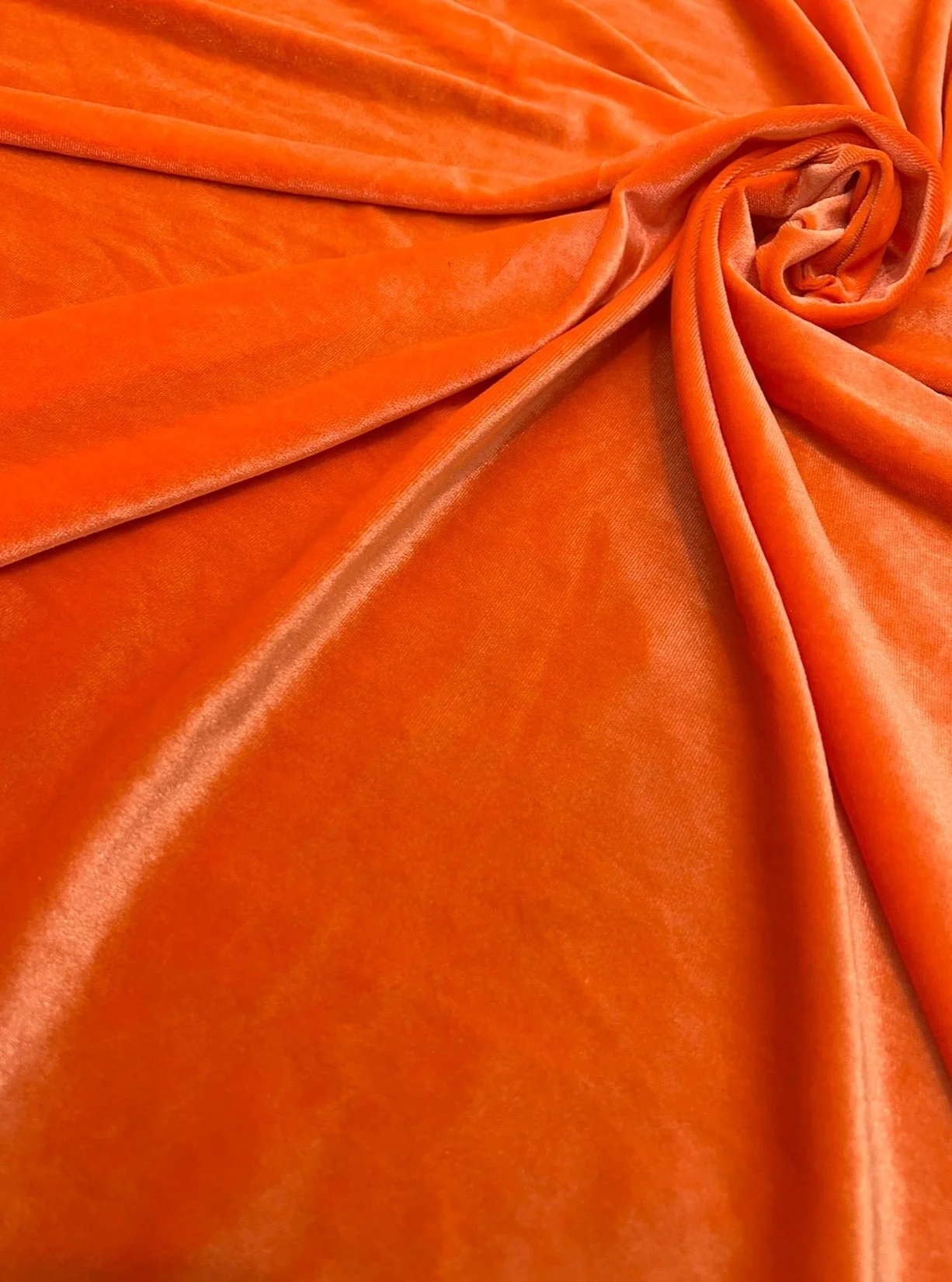 Orange Stretch Velvet - Image 12