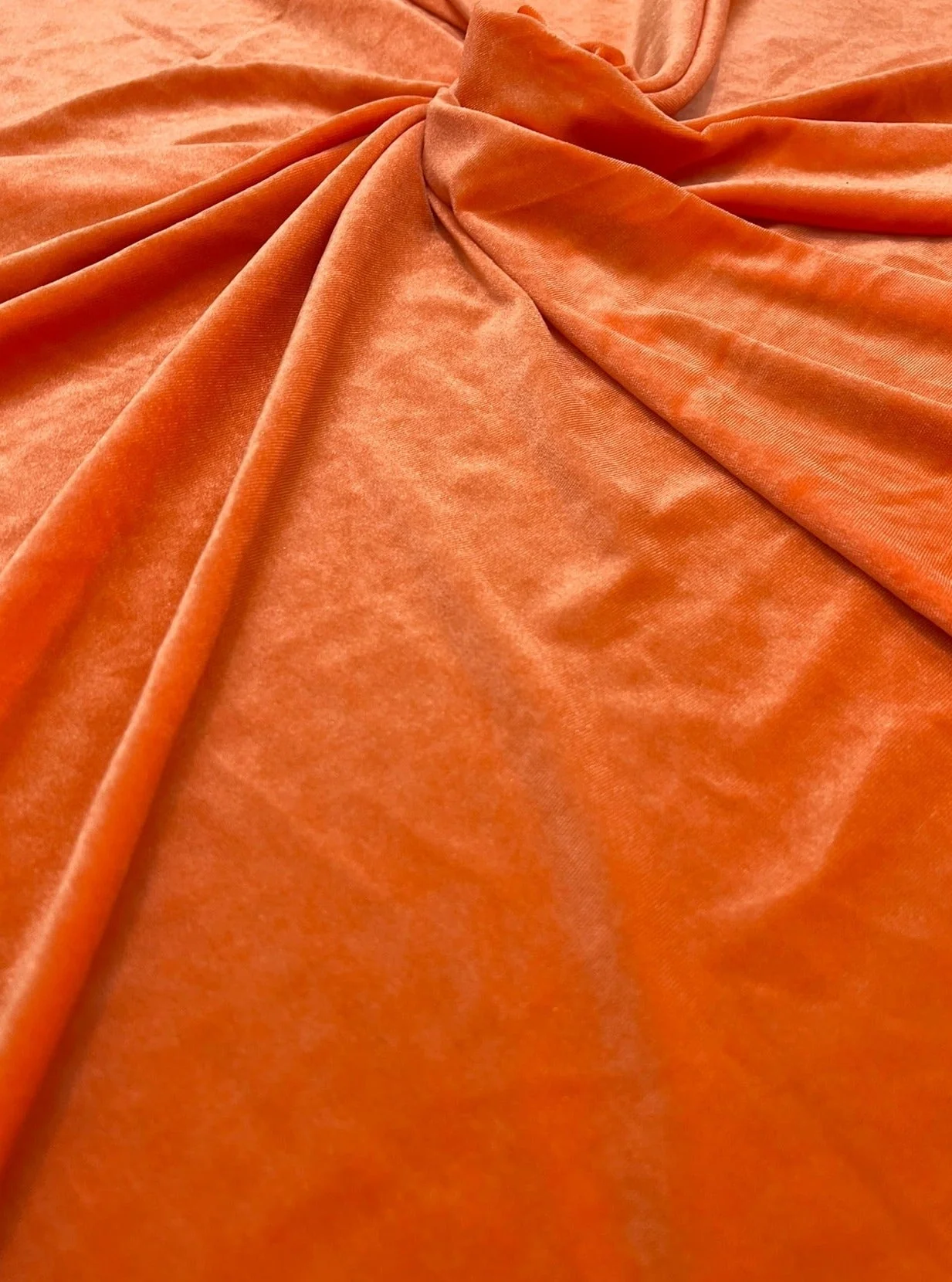 Orange Stretch Velvet - Image 7
