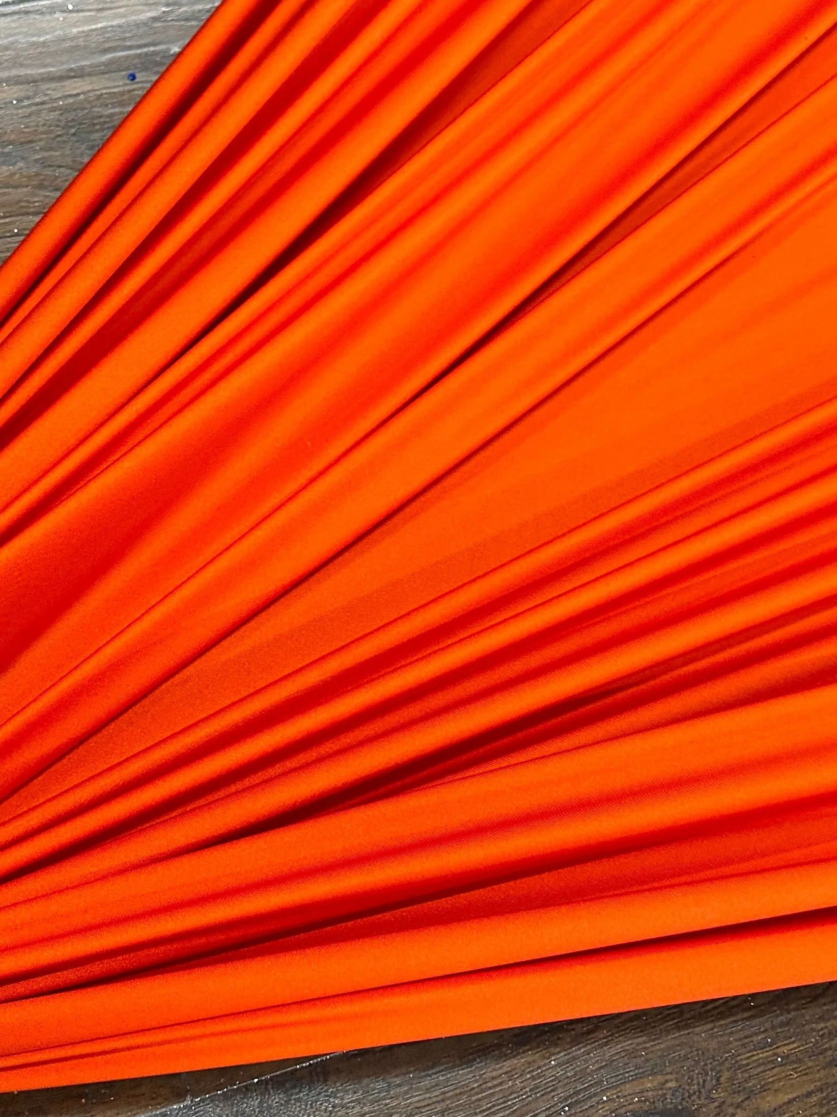 Orange Lulu Yoga Nylon Spandex - Image 8