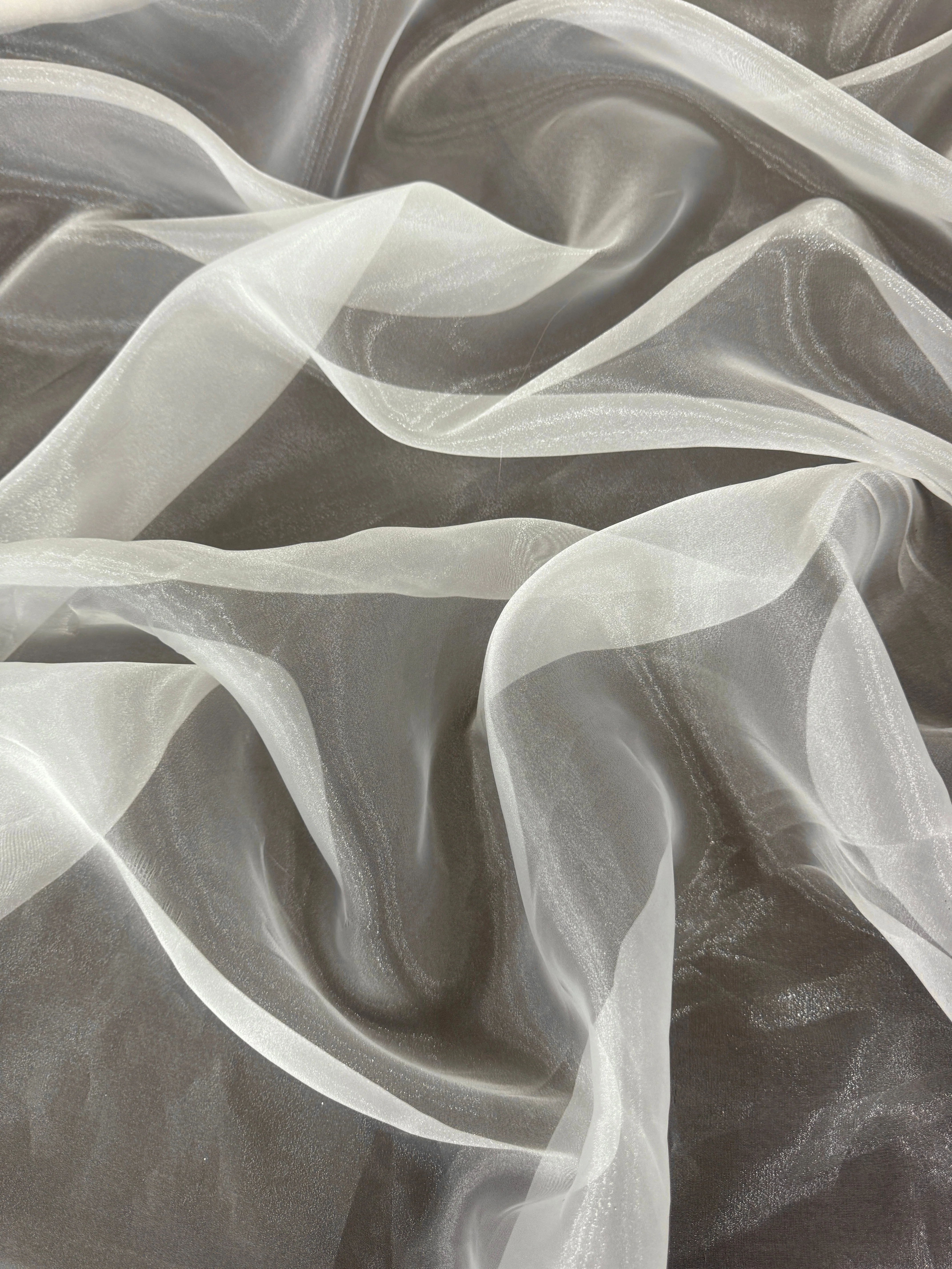 Ivory Crystal Organza - Image 7