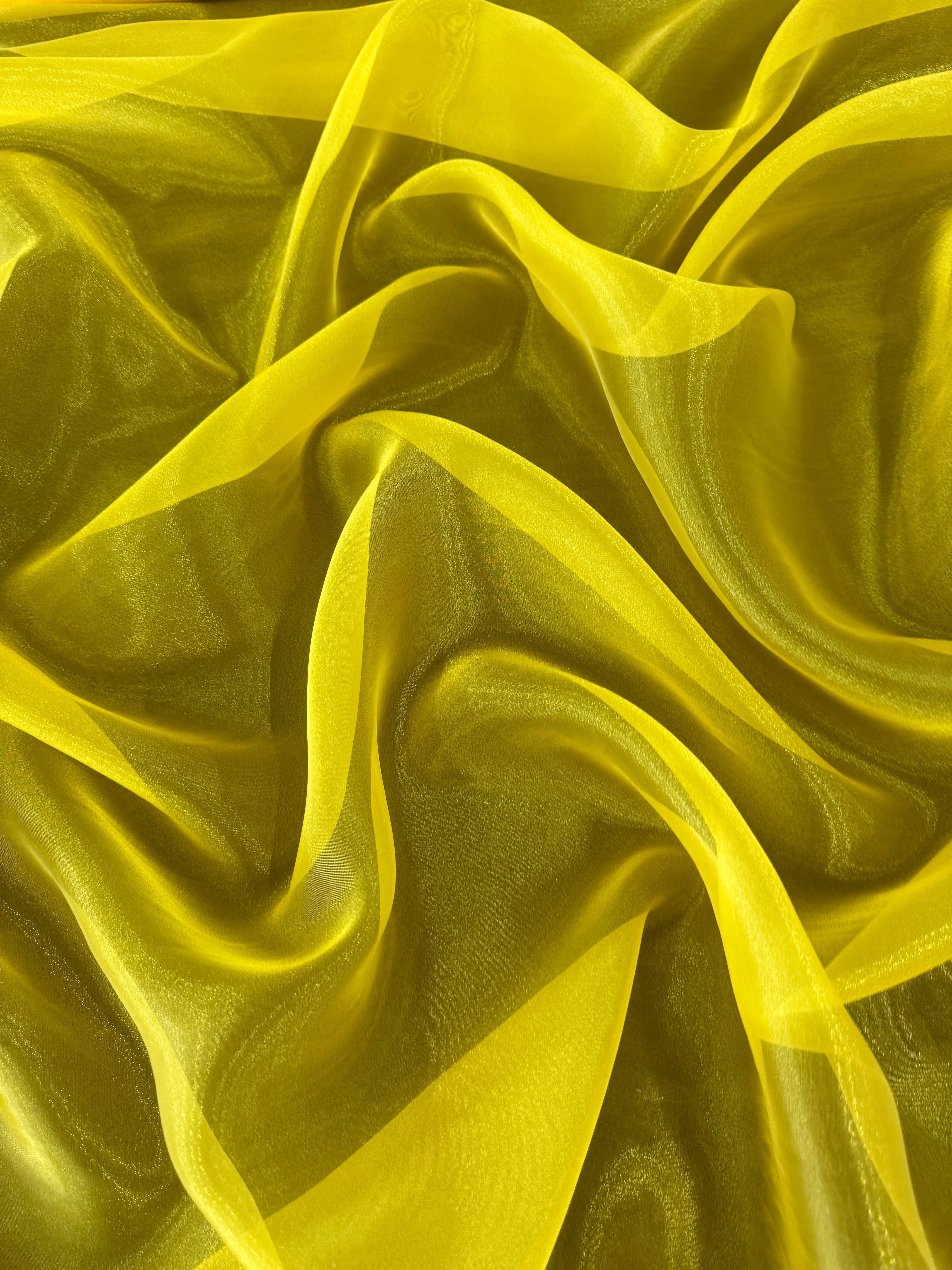 Yellow Crystal Organza - Image 8