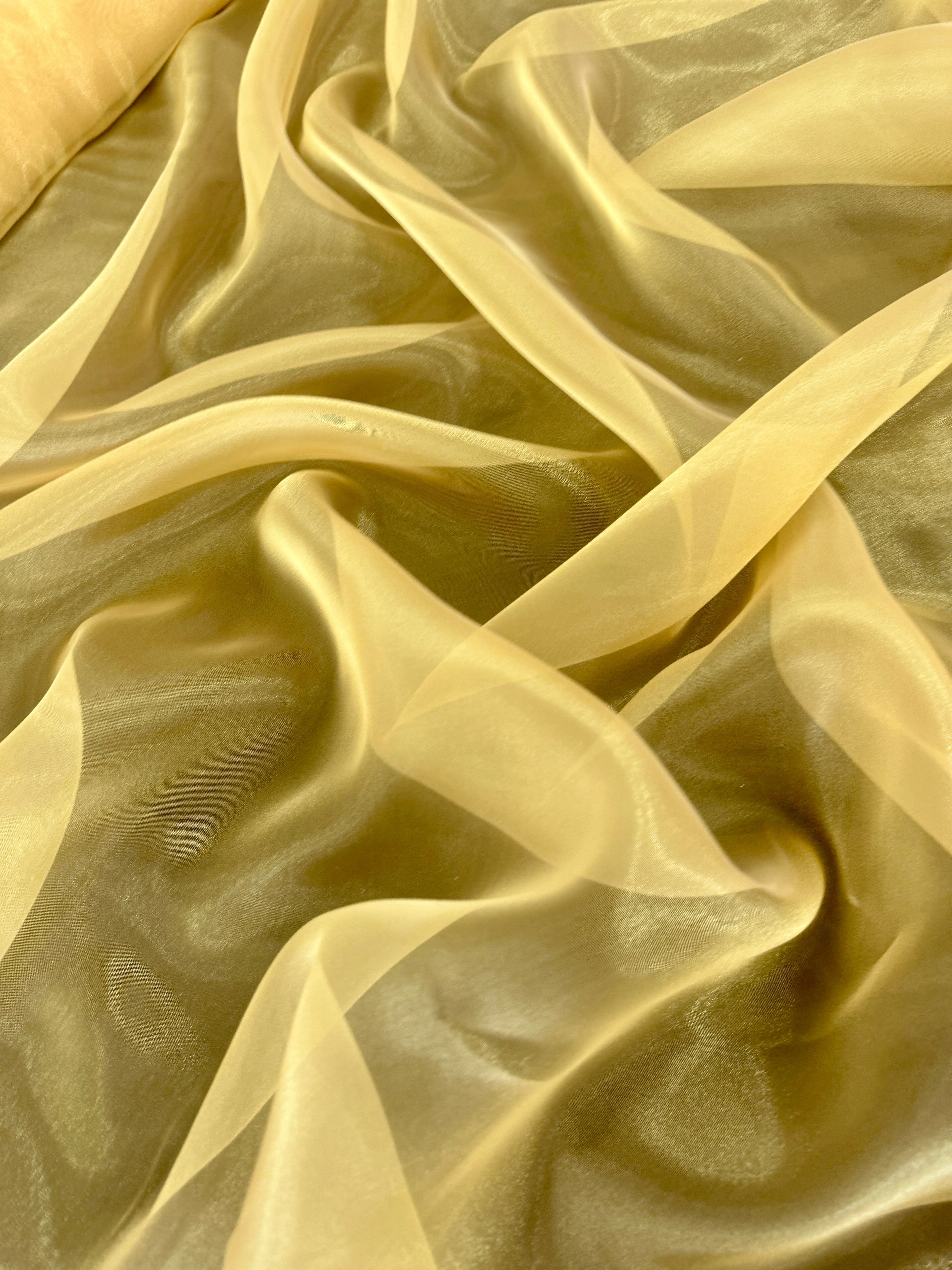 Gold Crystal Organza