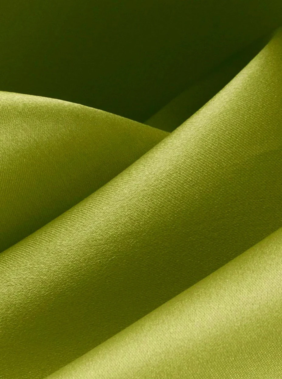 Pesto Green Satin - Image 2