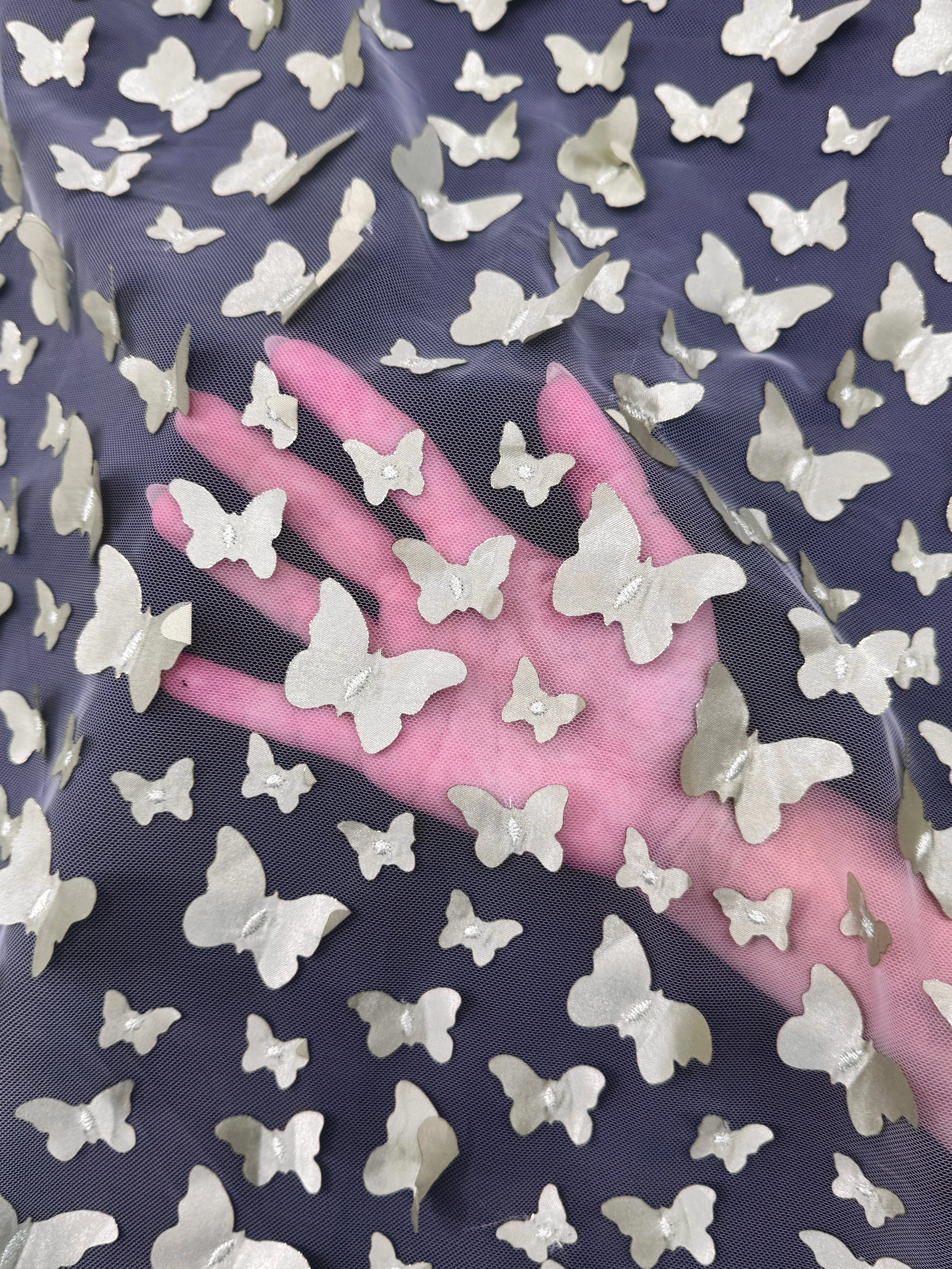 Pistachio 3D Butterfly Lace - Image 7