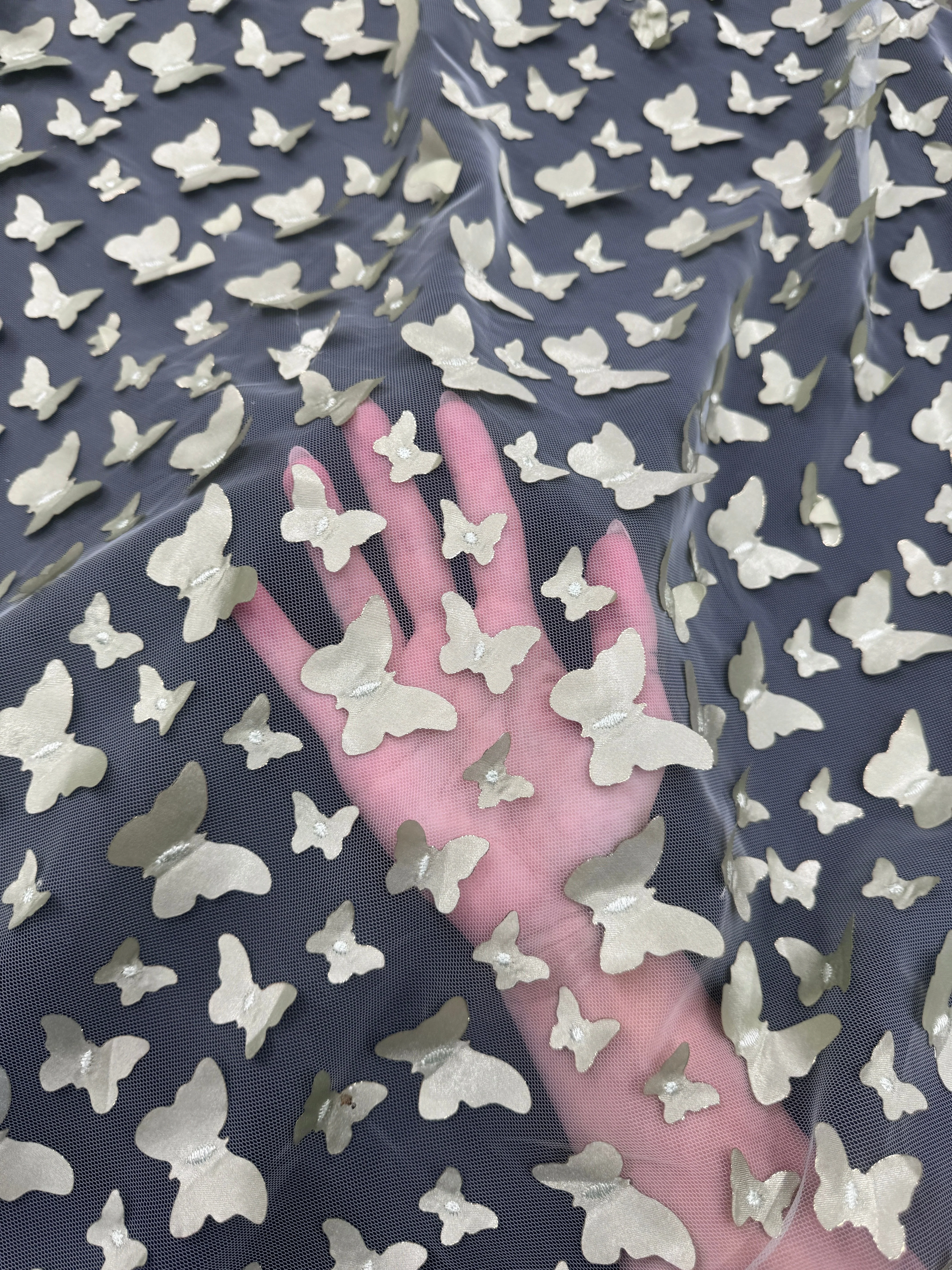 Pistachio 3D Butterfly Lace - Image 8