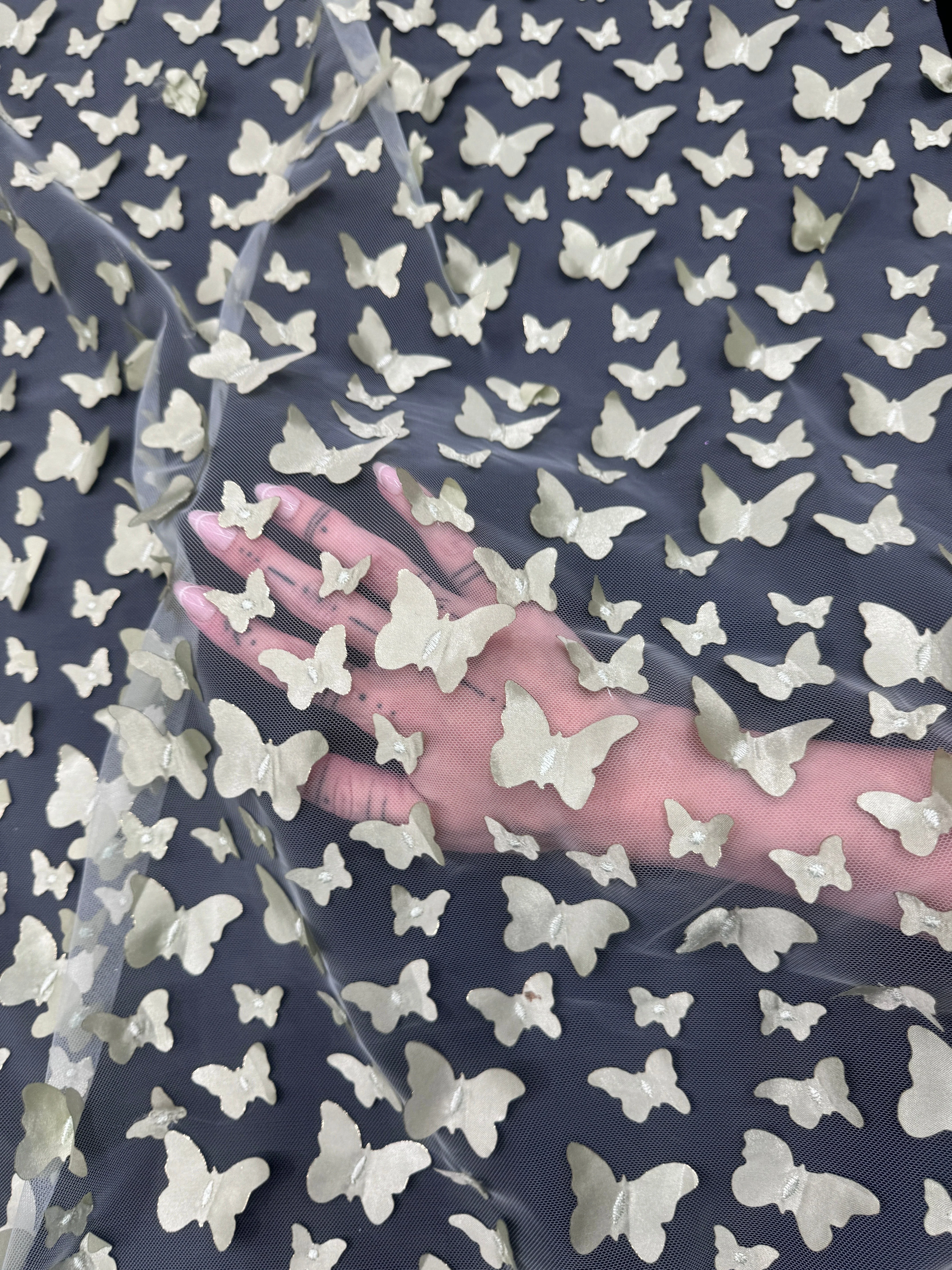 Pistachio 3D Butterfly Lace - Image 9