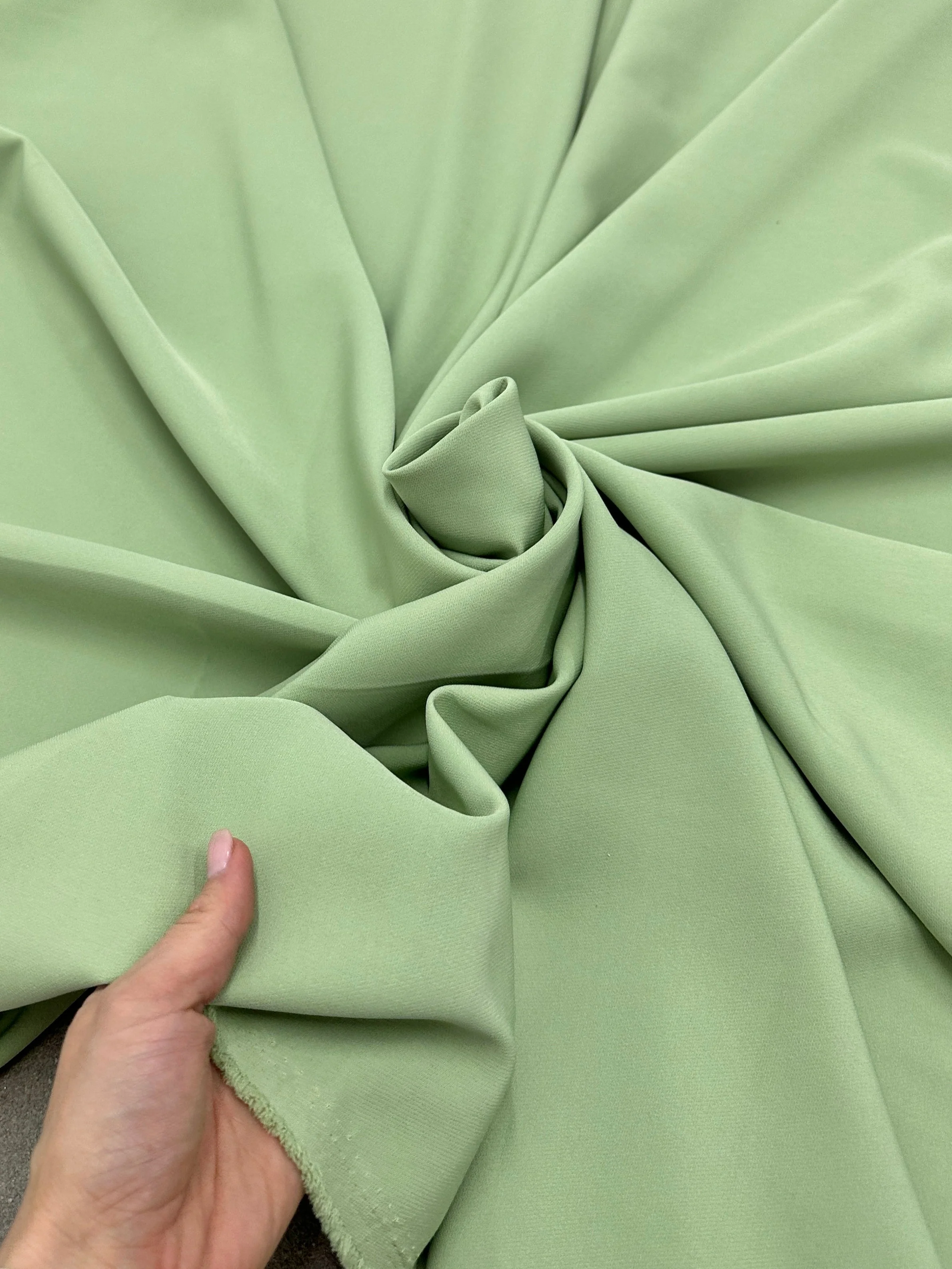 Pistachio Stretch Crepe - Image 8