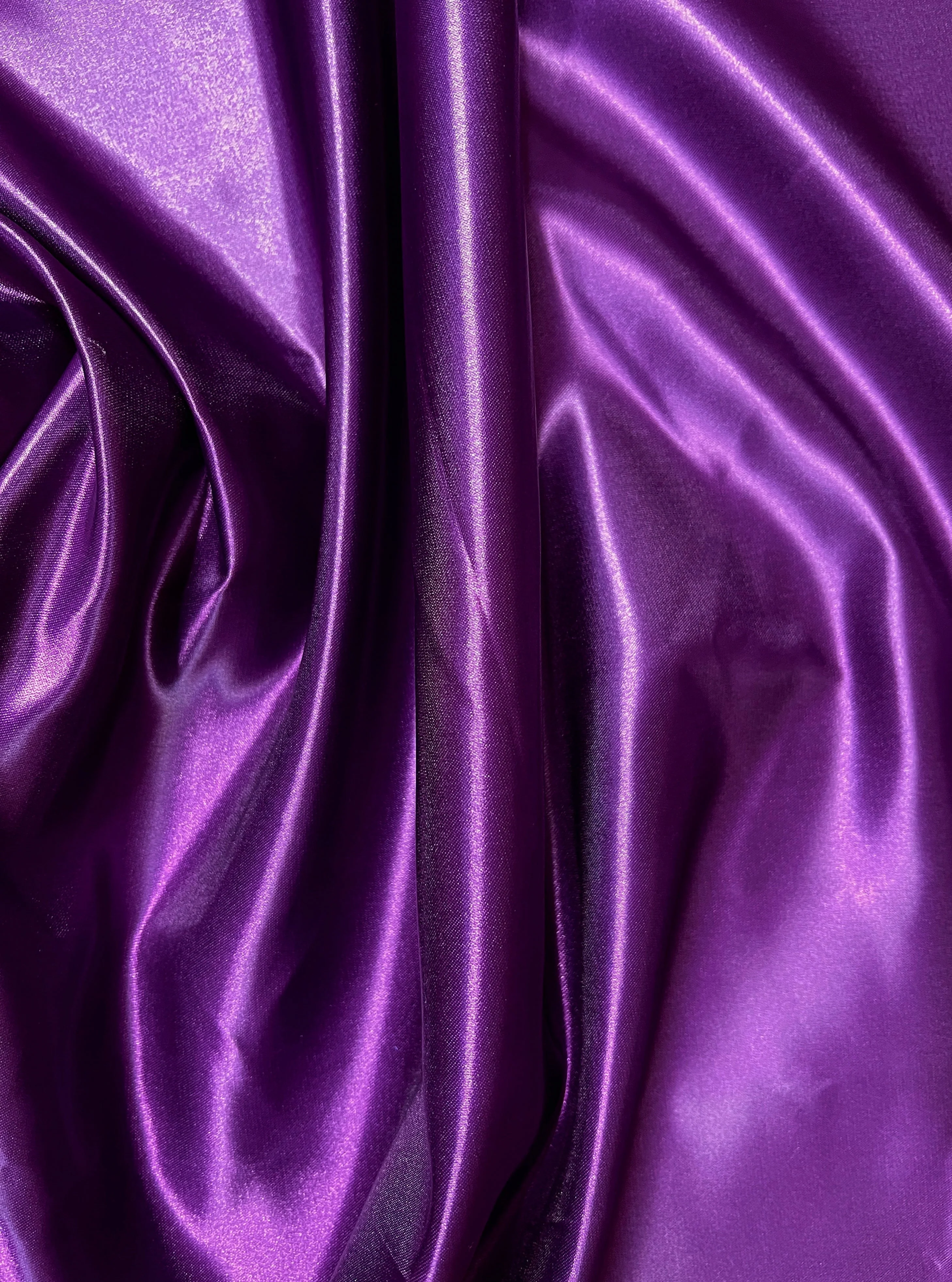 Plum Duchesse Satin - Image 2