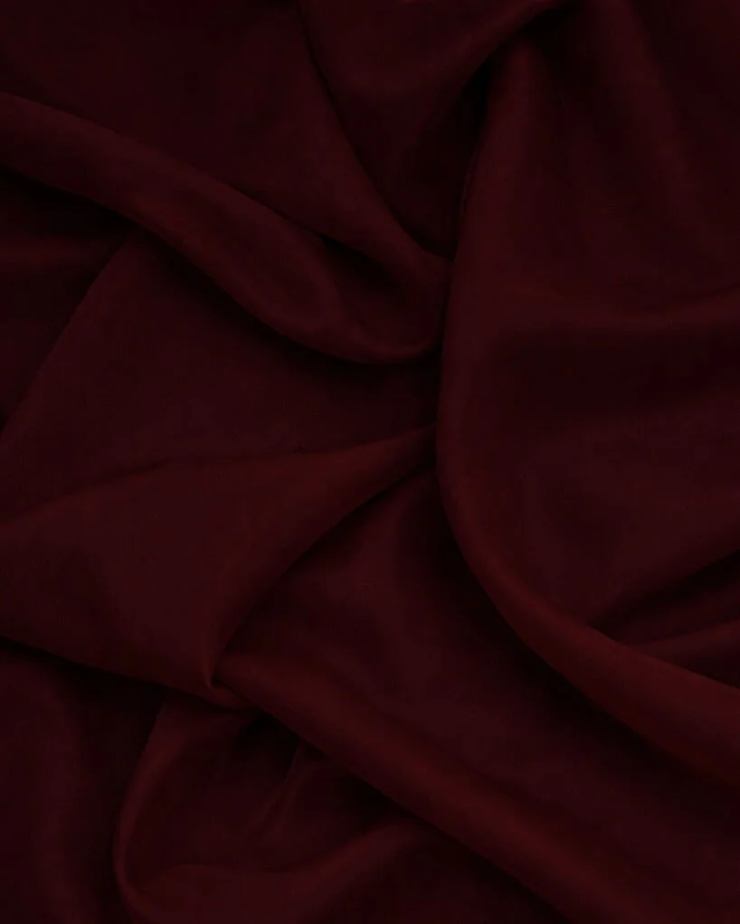 Premium Essential Burgundy Pongee Lining - Image 2