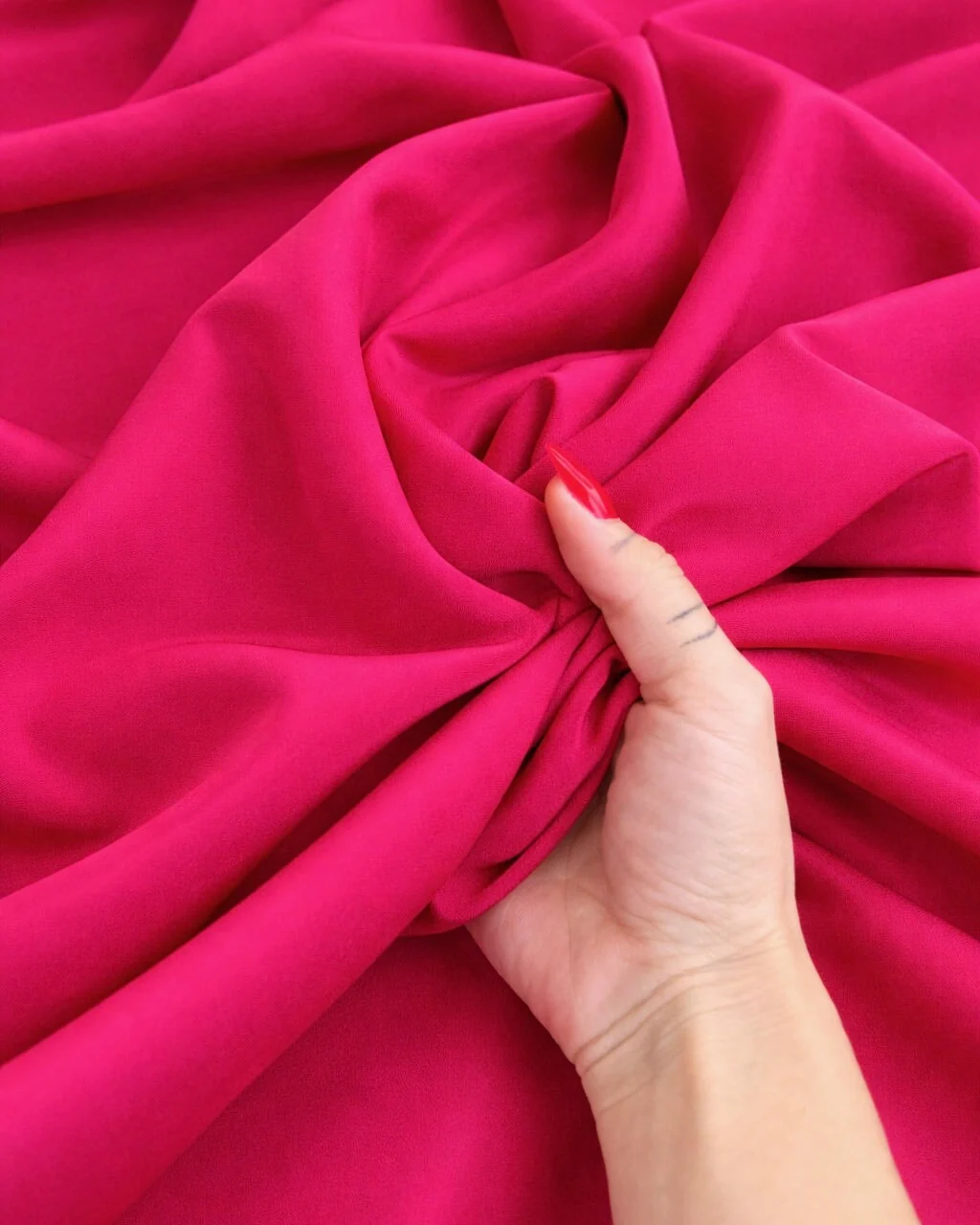 Premium Essential Fuchsia Pongee Lining - Image 5