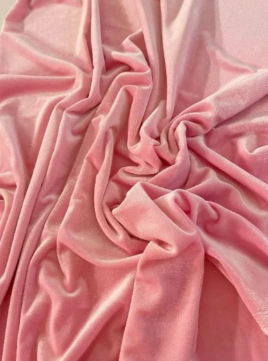 Princess Pink Stretch Velvet - Image 7