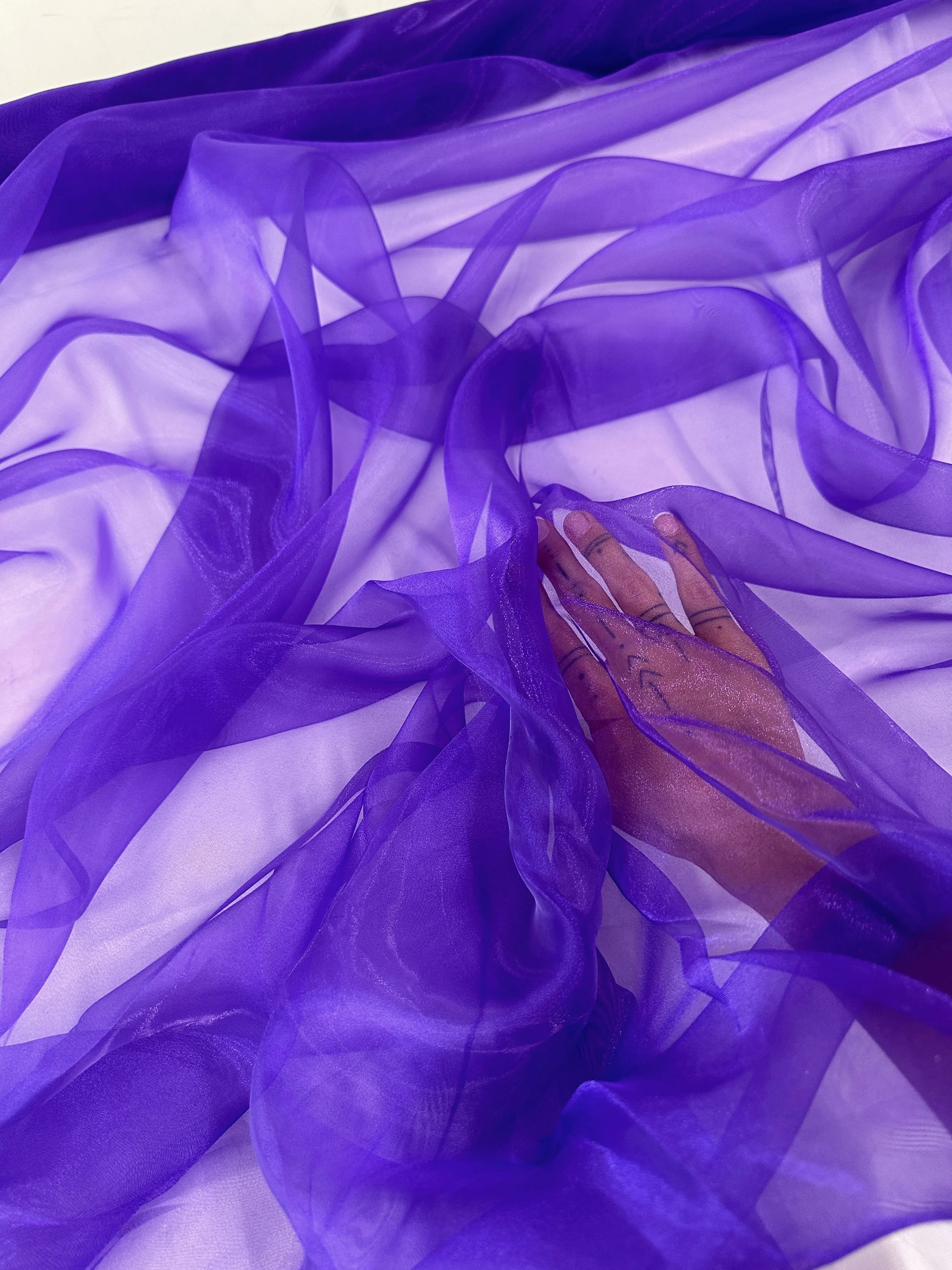 Purple Crystal Organza - Image 3