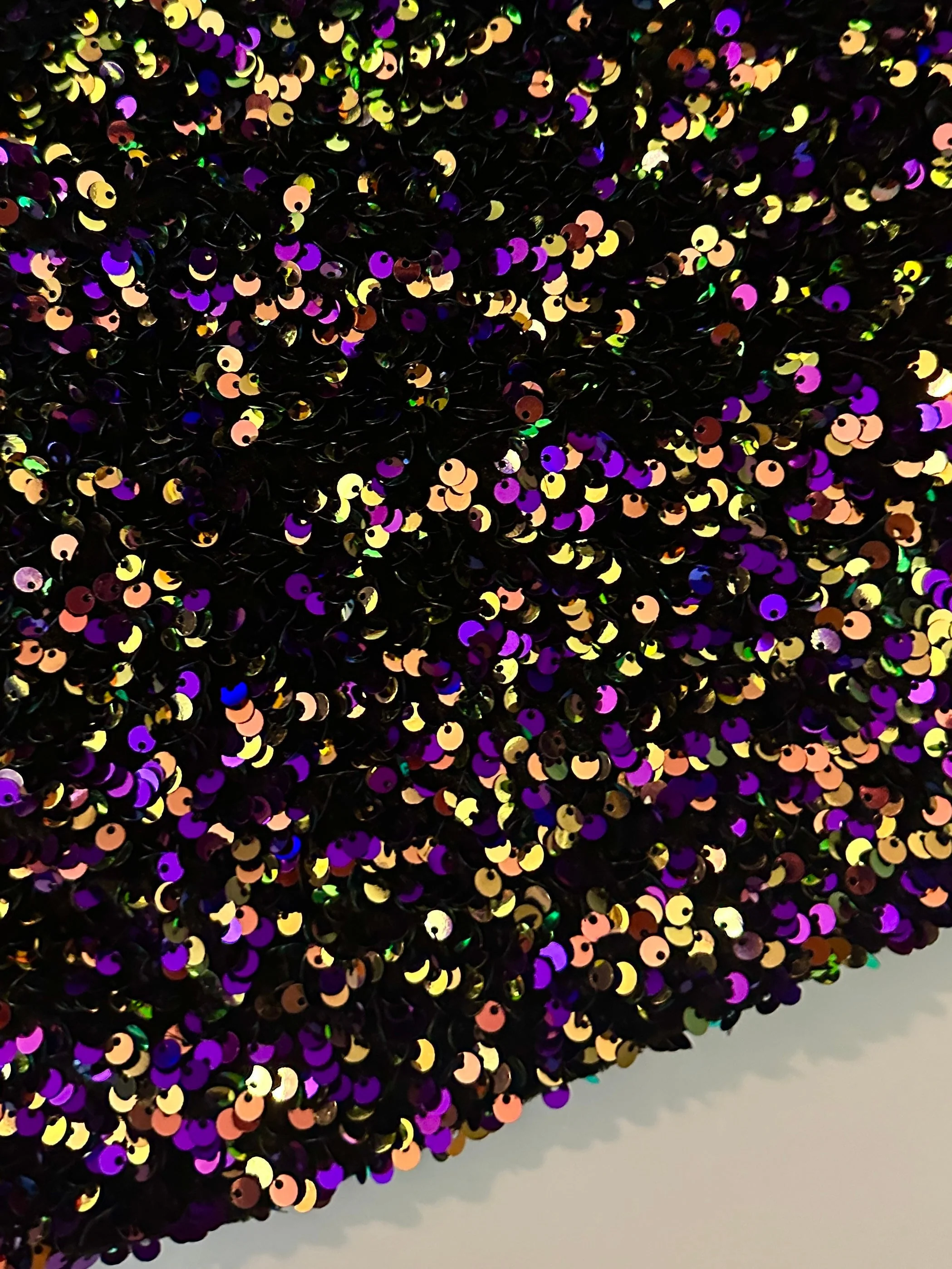 Iridescent Purple Sequin on Velvet - Image 11