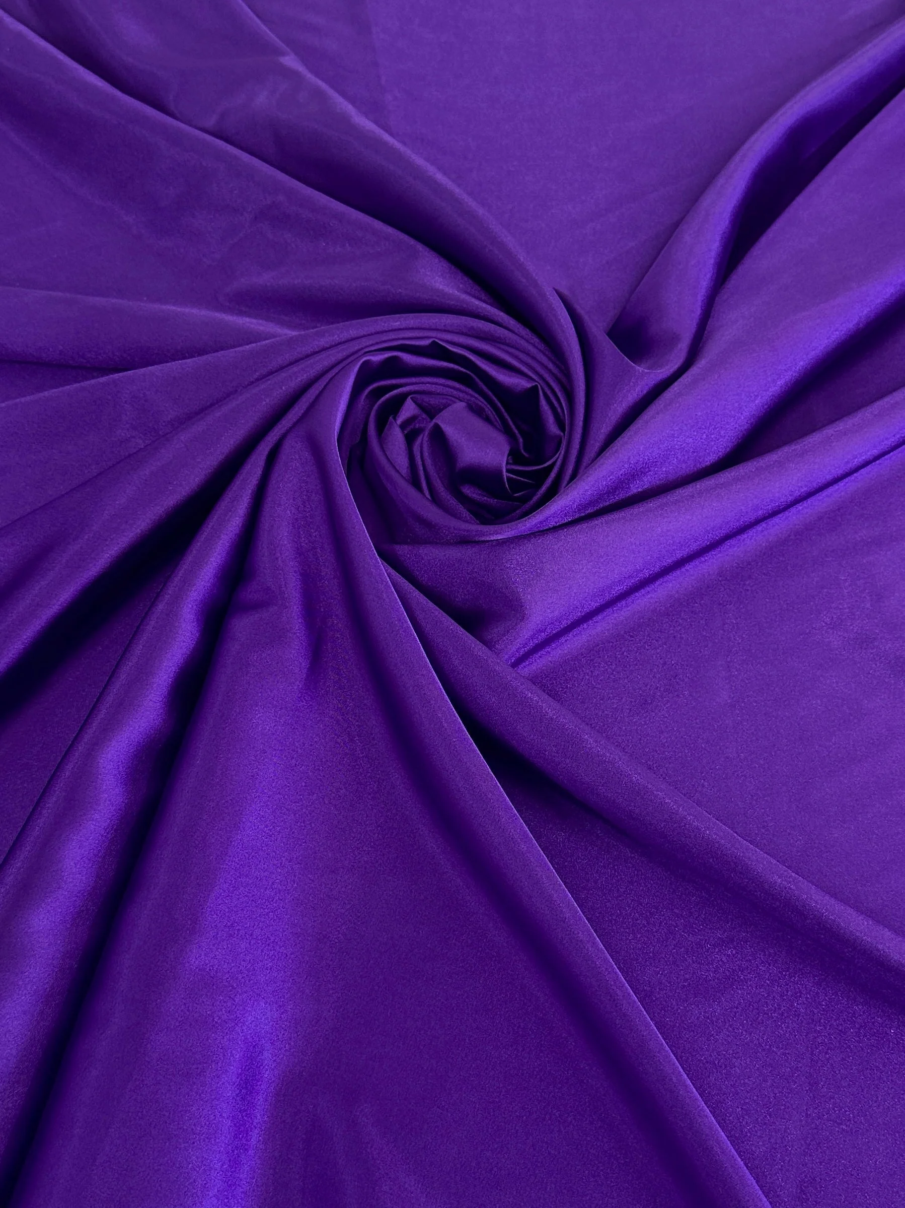 Purple Luxury Silky Stretch Satin