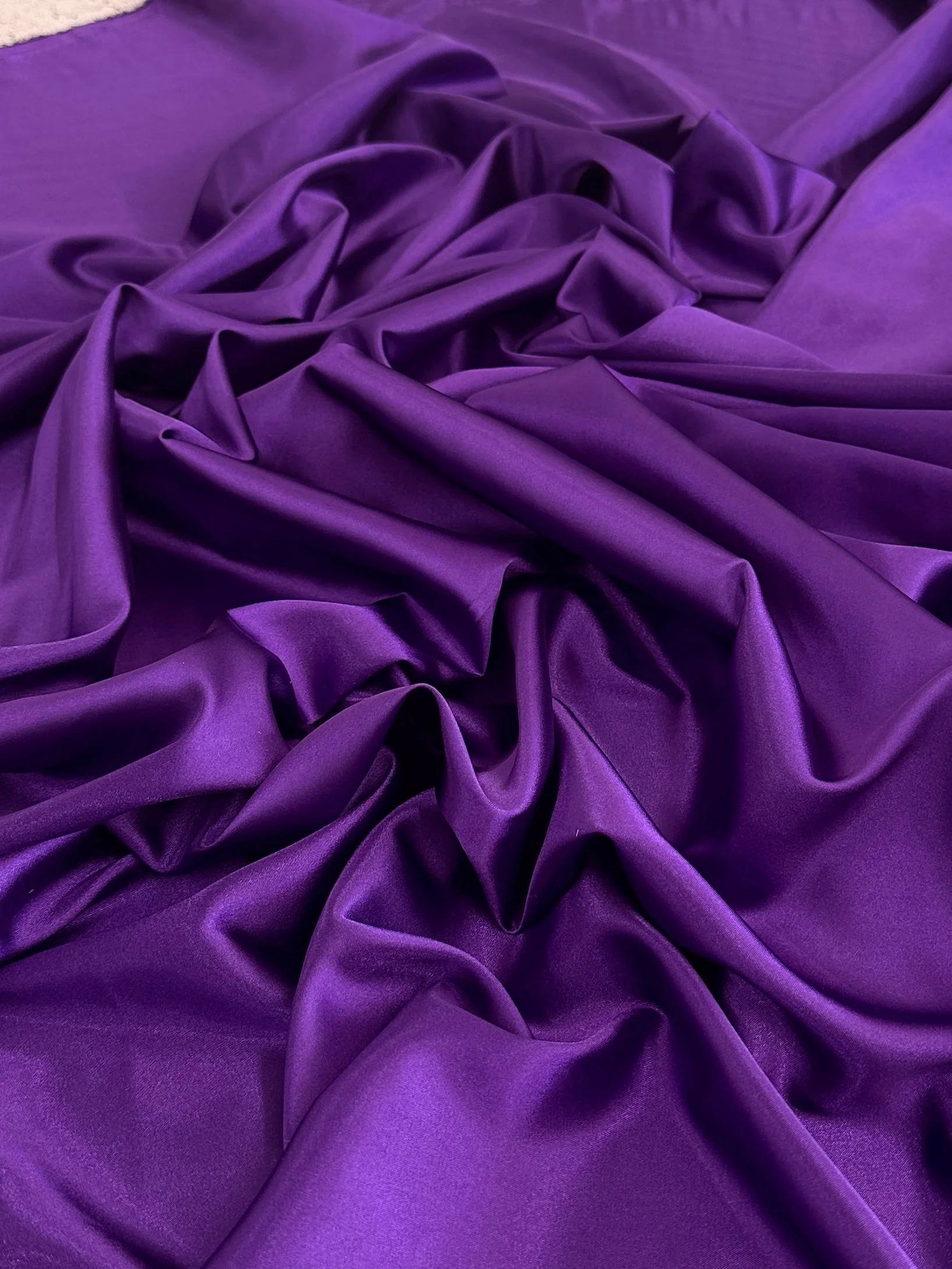 Purple Luxury Silky Stretch Satin - Image 10