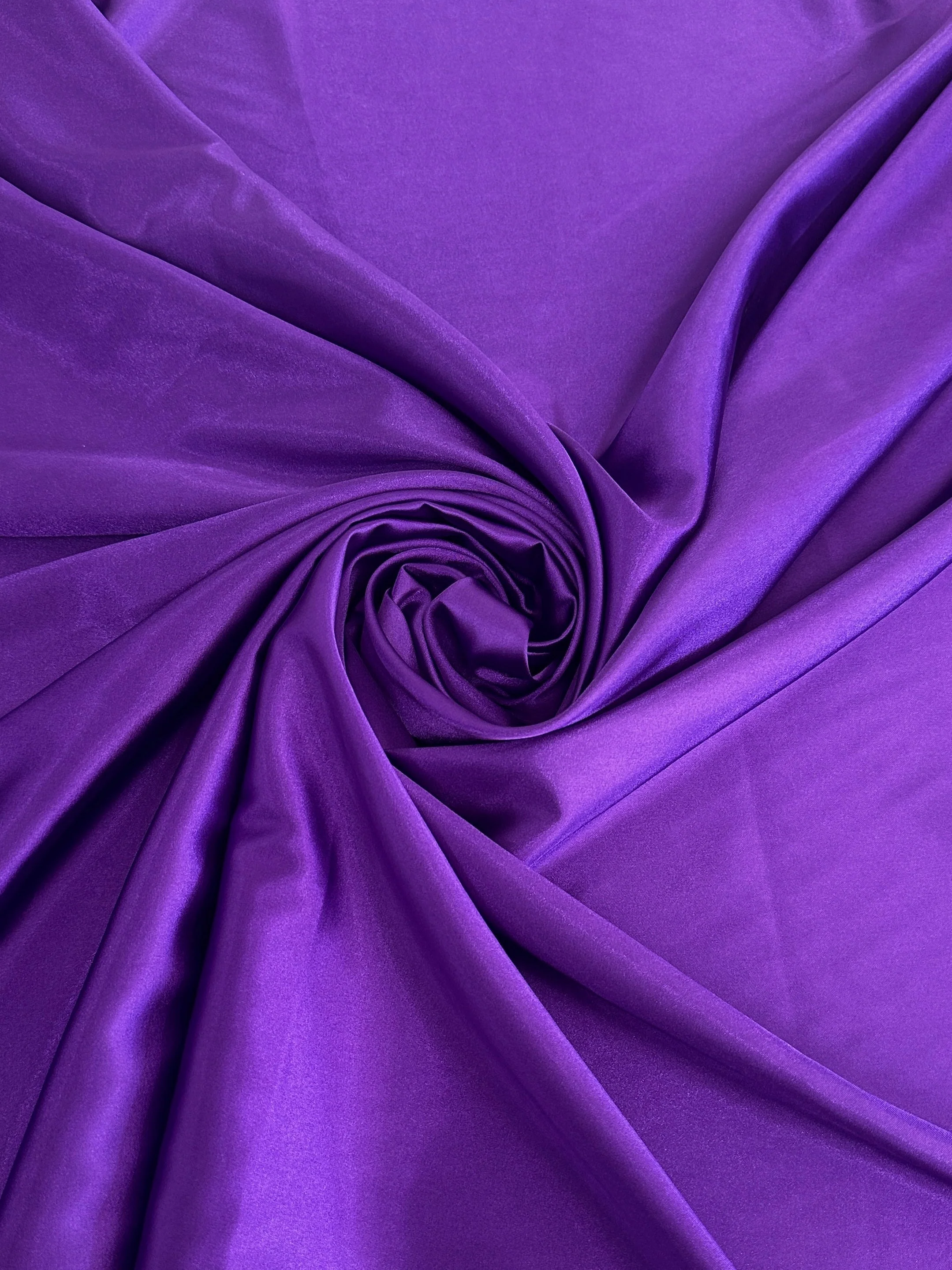 Purple Luxury Silky Stretch Satin - Image 6