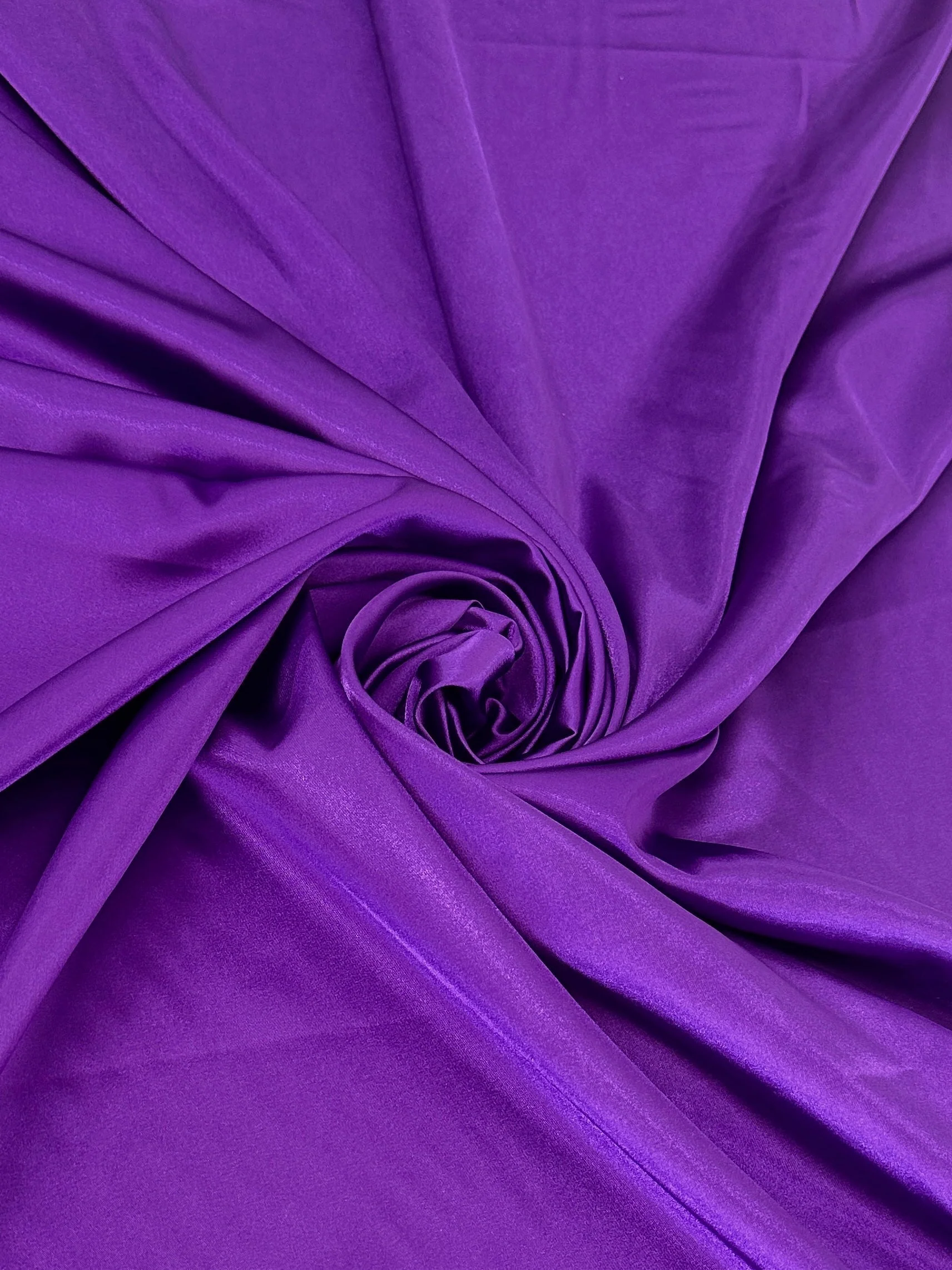 Purple Luxury Silky Stretch Satin - Image 7