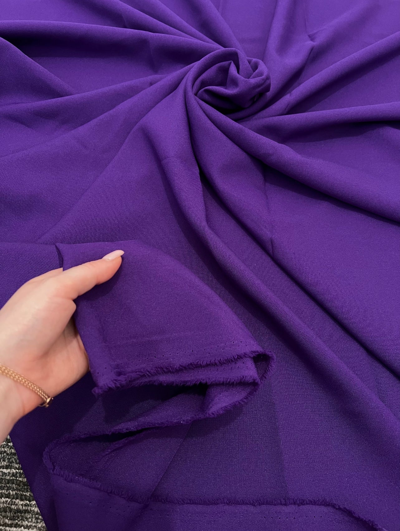 Purple Poly Poplin