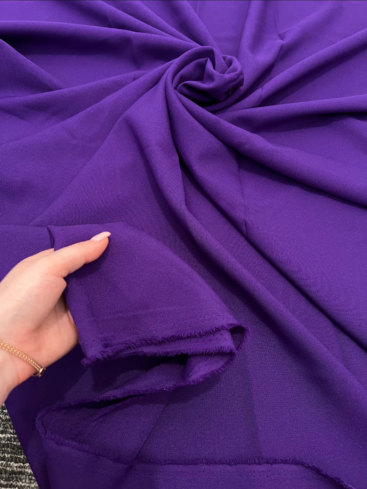 Purple Poly Poplin - Image 9