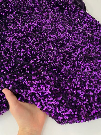 Purple Sequin on Velvet - Image 5