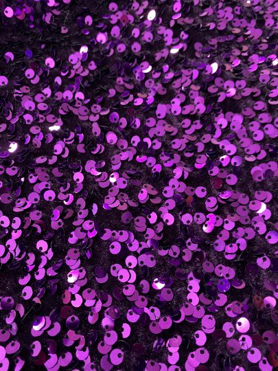 Purple Sequin on Velvet - Image 7